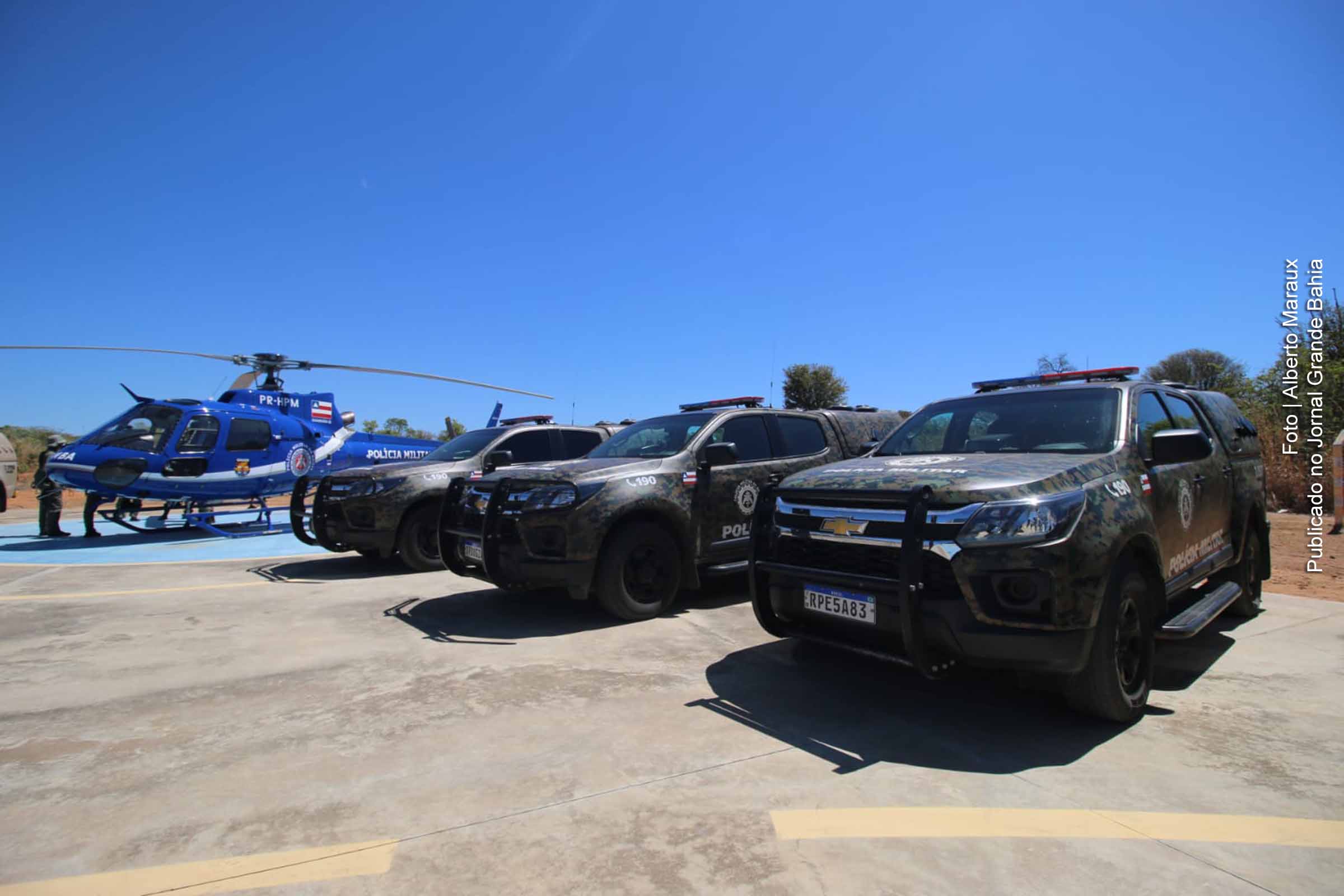 O Governo do Estado entrega 11 novas viaturas para a região Oeste durante o lançamento da 10ª edição da Operação Safra em Barreiras.