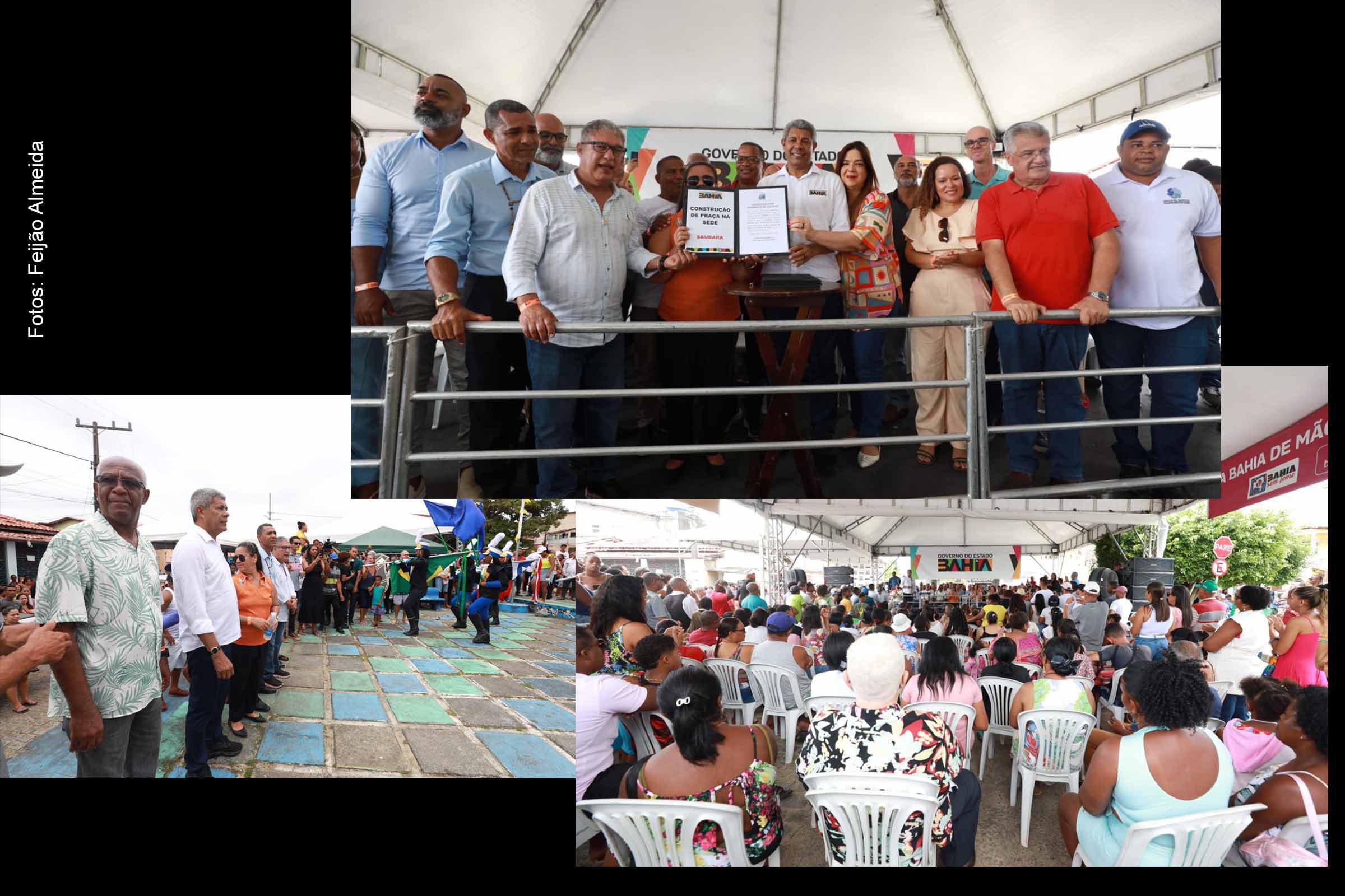 Governador Jerônimo Rodrigues autoriza obras em Saubara.