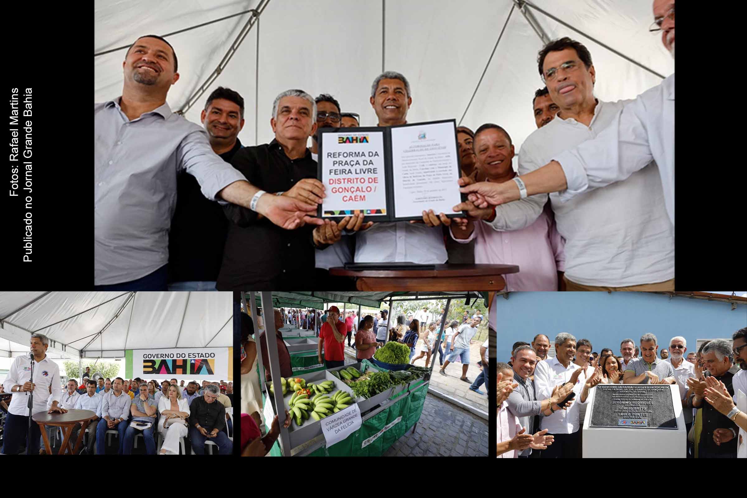 Governador Jerônimo Rodrigues em Caém.