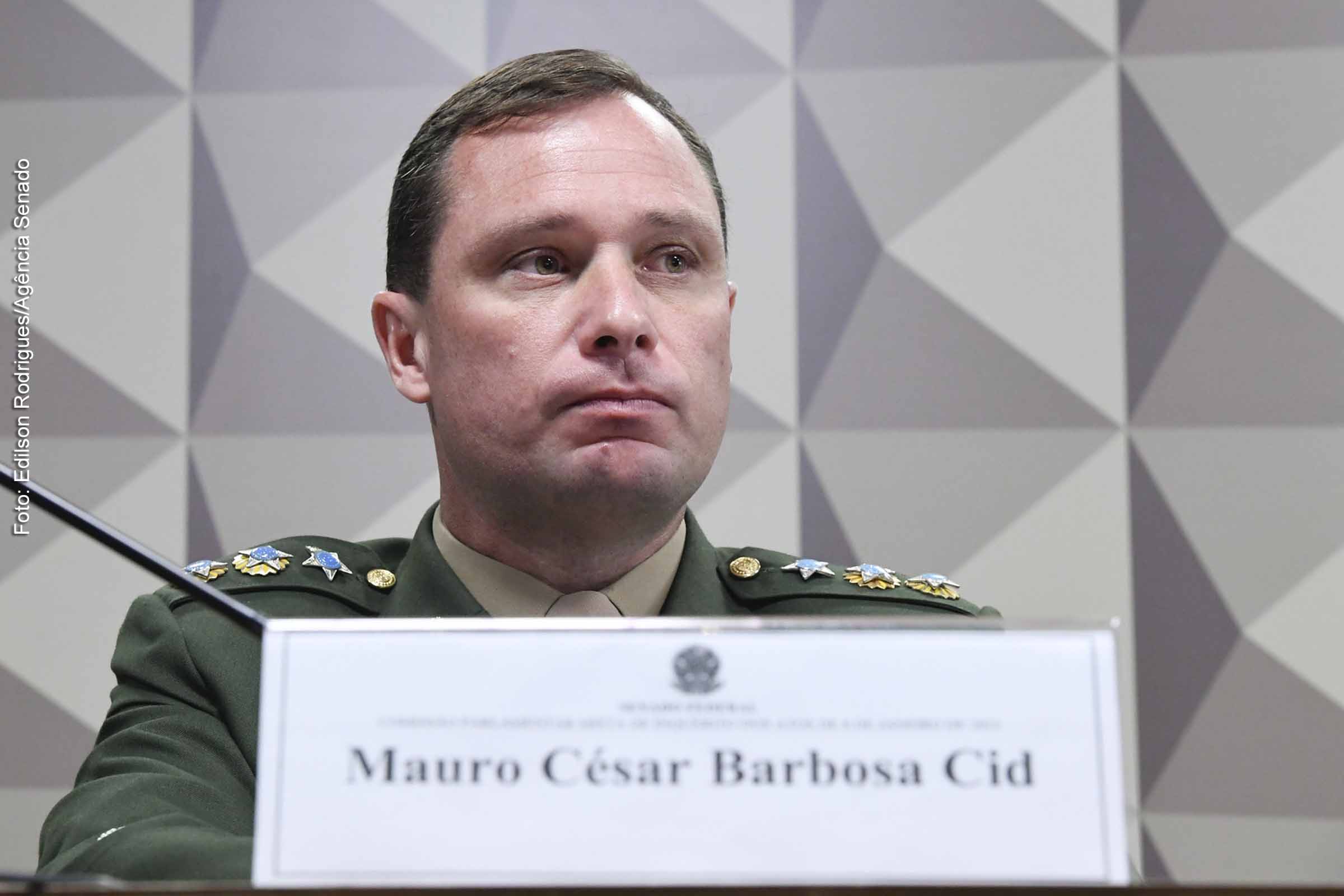 Mauro César Barbosa Cid, tenente-coronel do Exército e delator.