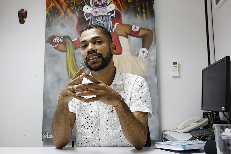Nivaldo Millet, coordenador-geral de Políticas de Juventude (Cojuve). (Foto: Rafael Martins/GOVBA)