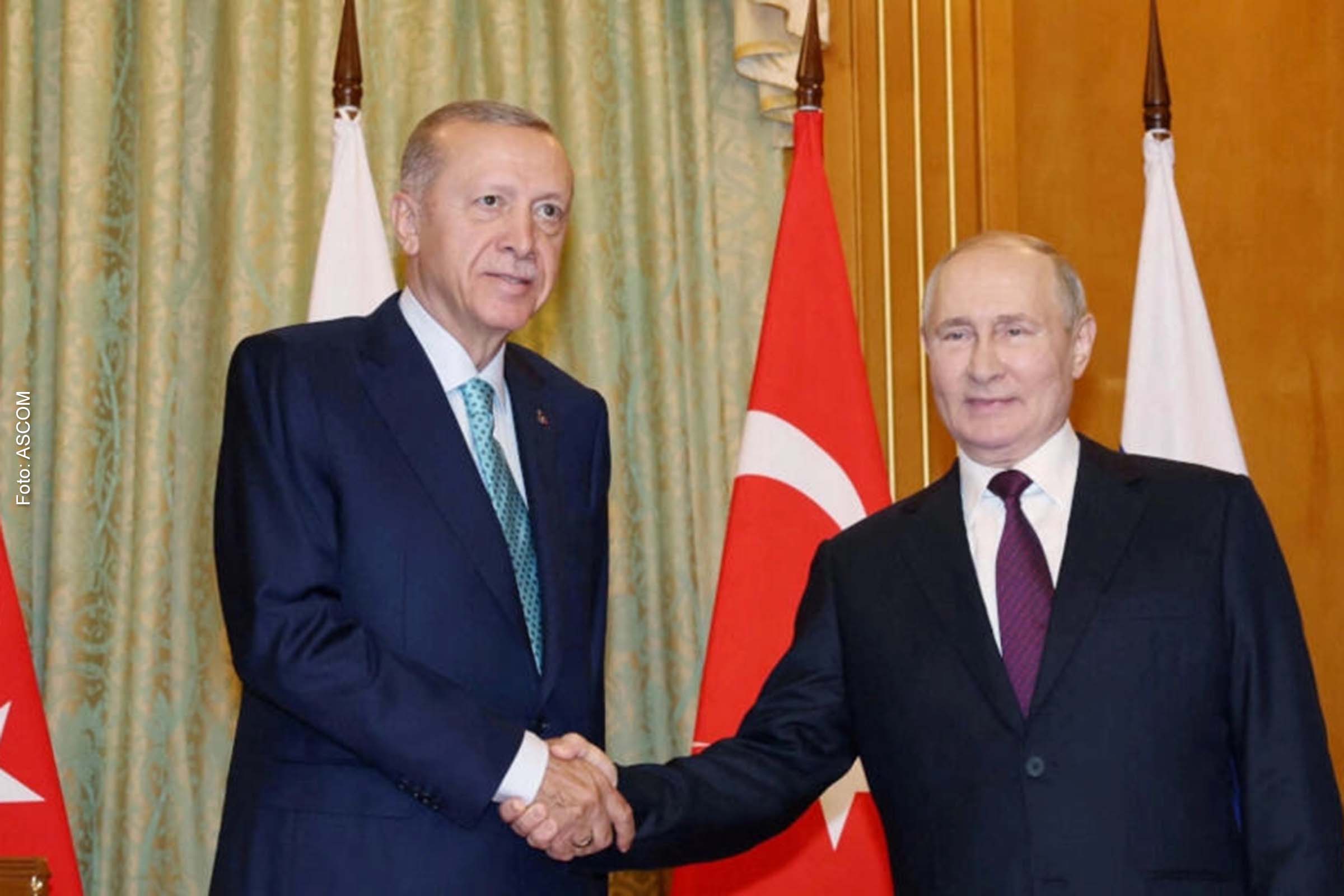 Vladimir Putin promete entrega de cereais para países africanos após reunião com Erdogan