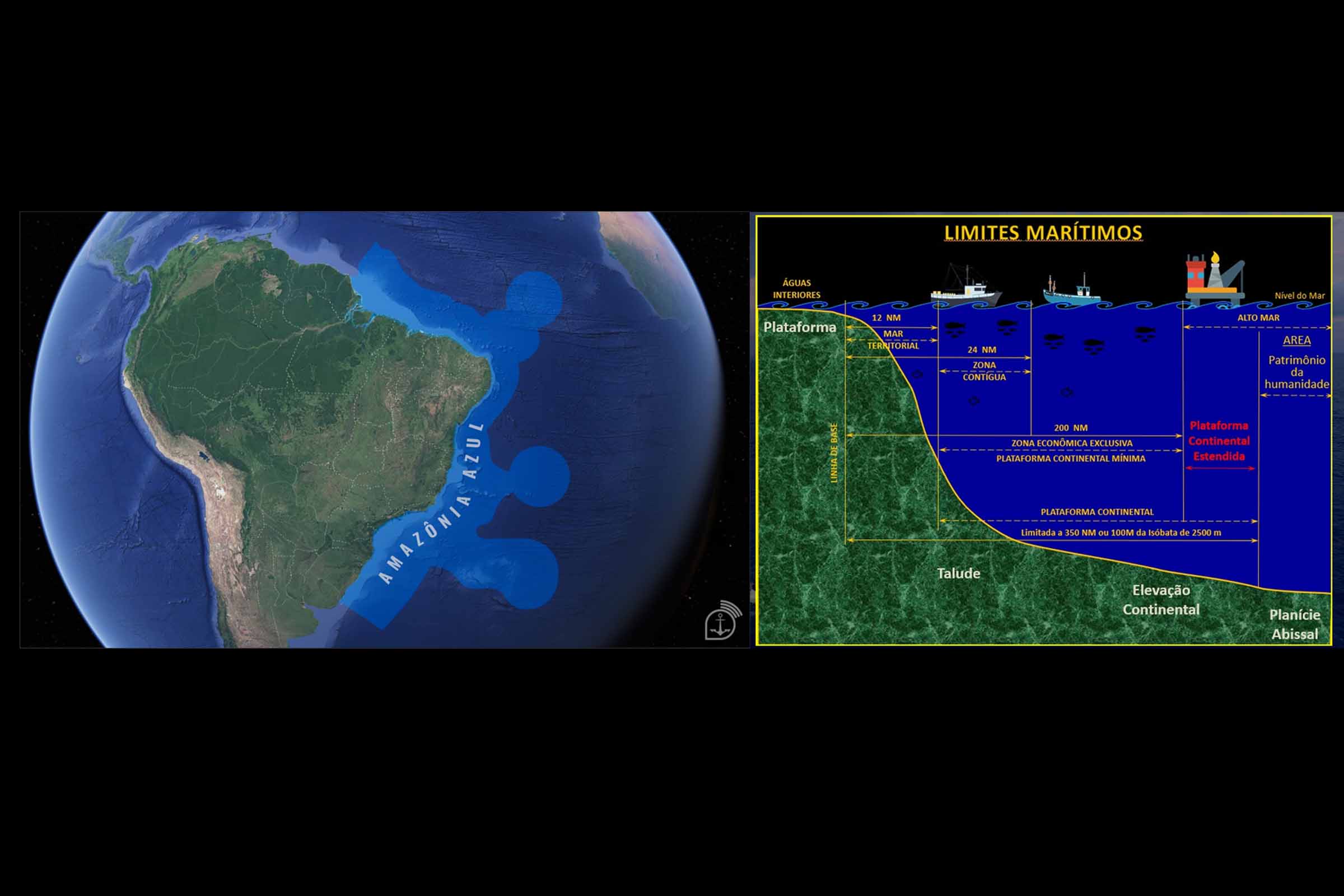 Brasil amplia seu mapa com 5,7 milhões de km² de área marítima na “Amazônia Azul”