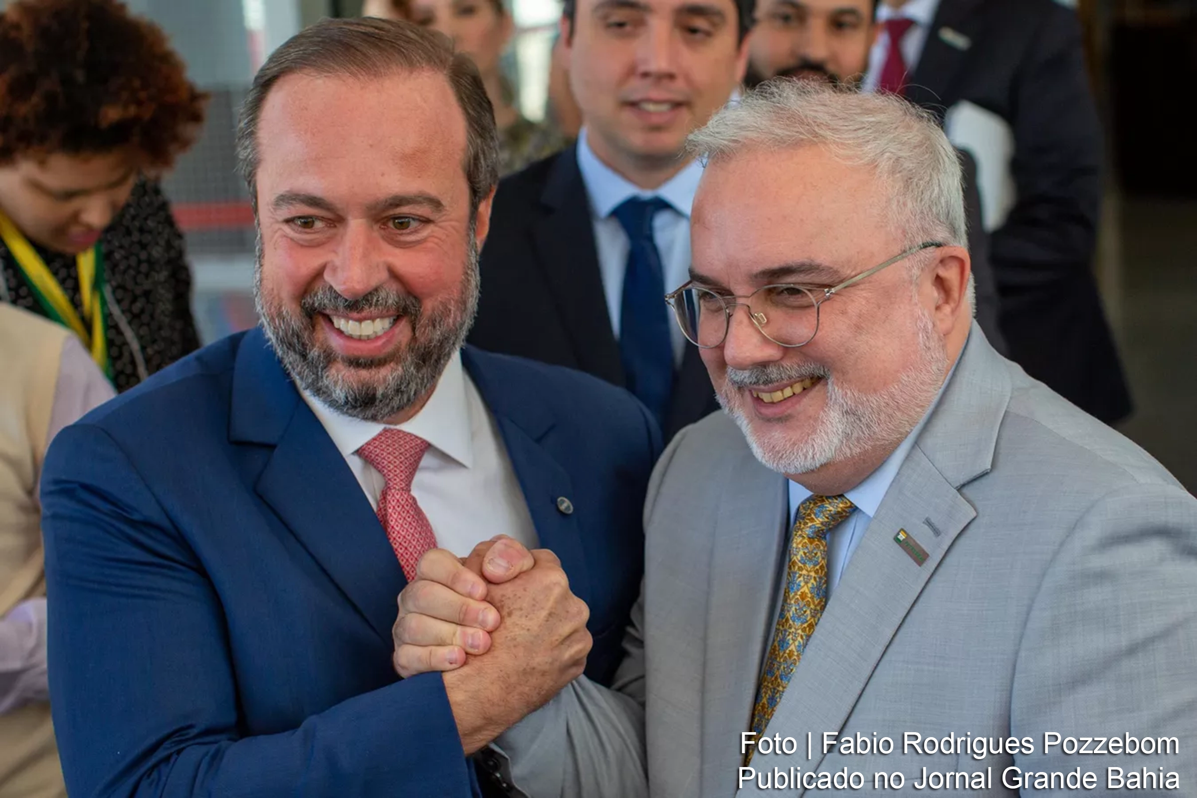 Alexandre Silveira, ministro de Minas e Energia, e Jean Paul Prates, presidente da Petrobras.