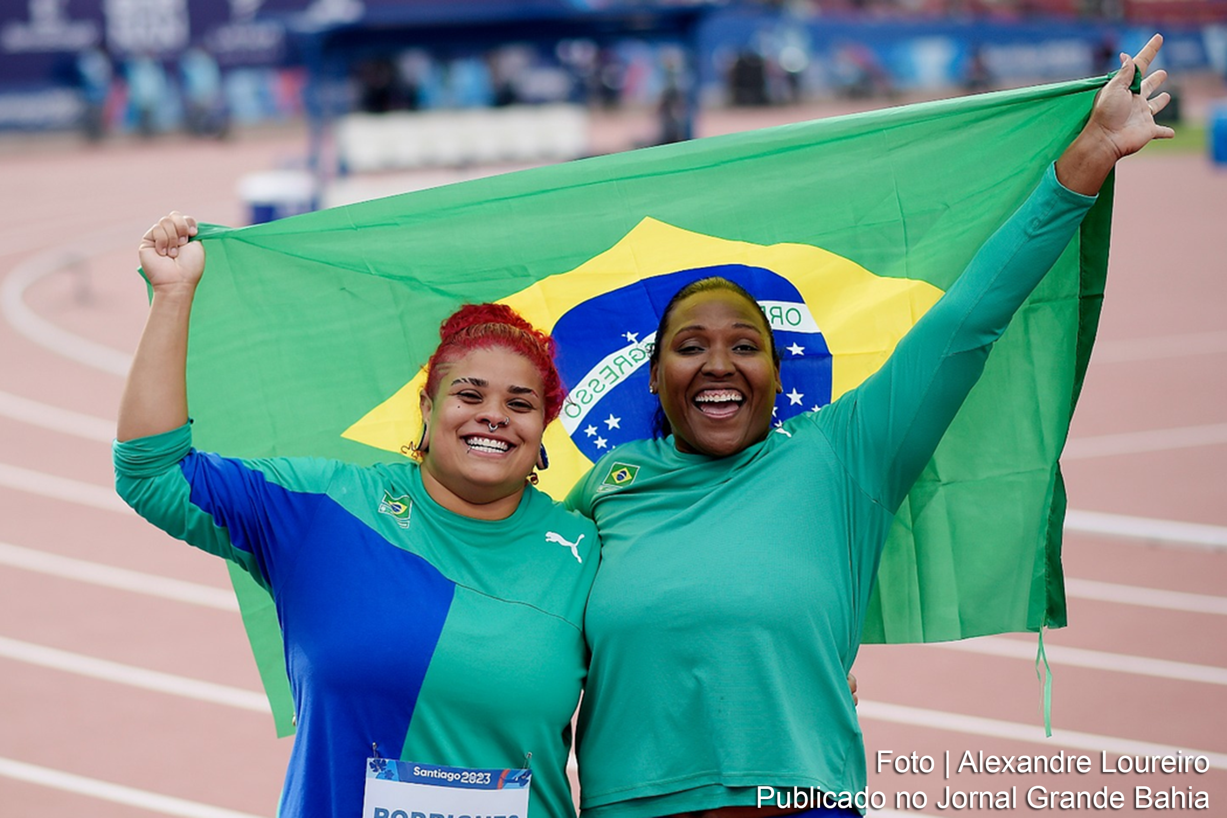 Brasil conquista ouro e prata no lançamento de disco feminino no Pan de Santiago