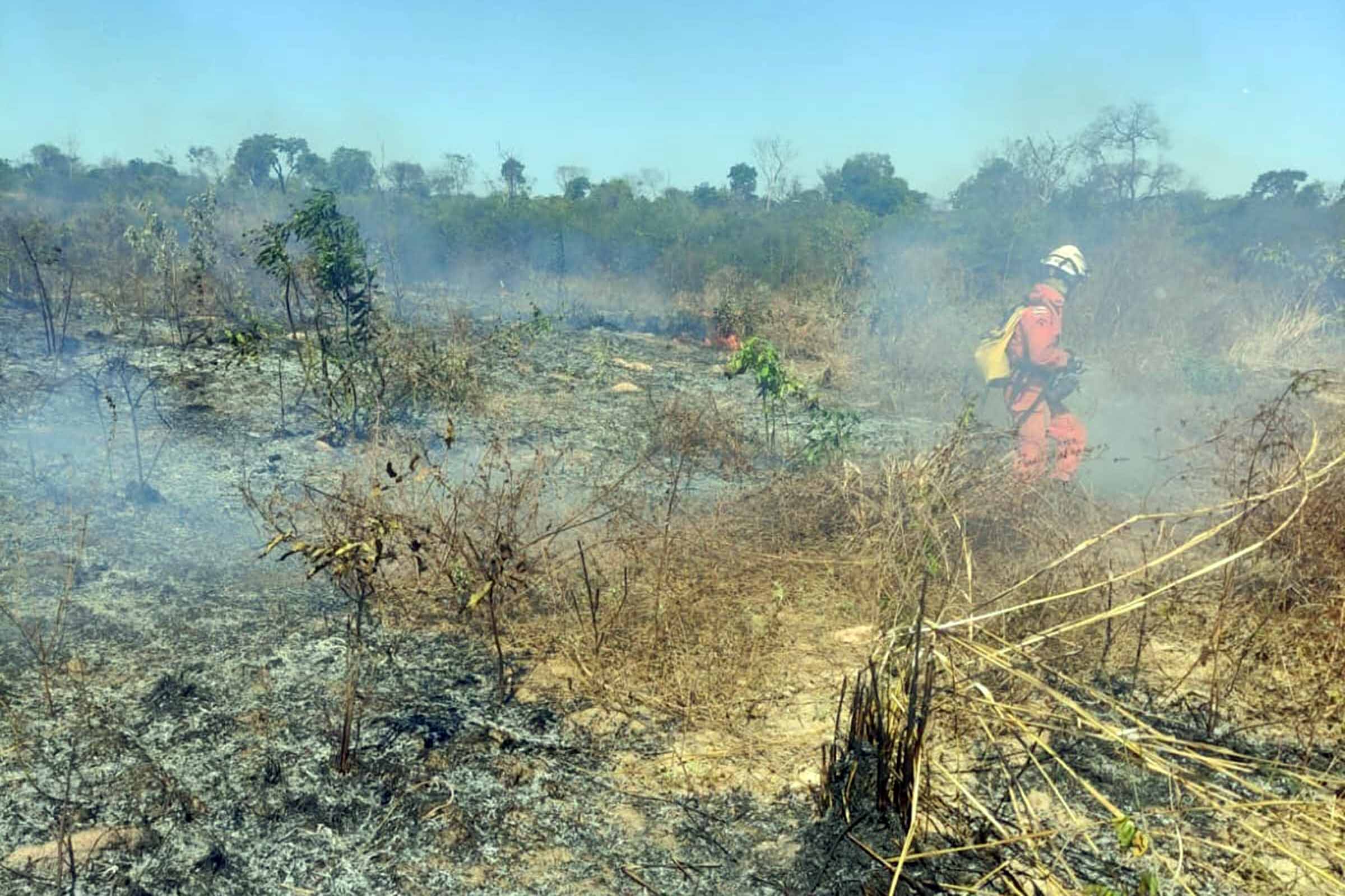 Bombeiros e Brigadistas intensificam combate a incêndios florestais na Bahia; Chamas devastam Oeste, Norte e Chapada Diamantina
