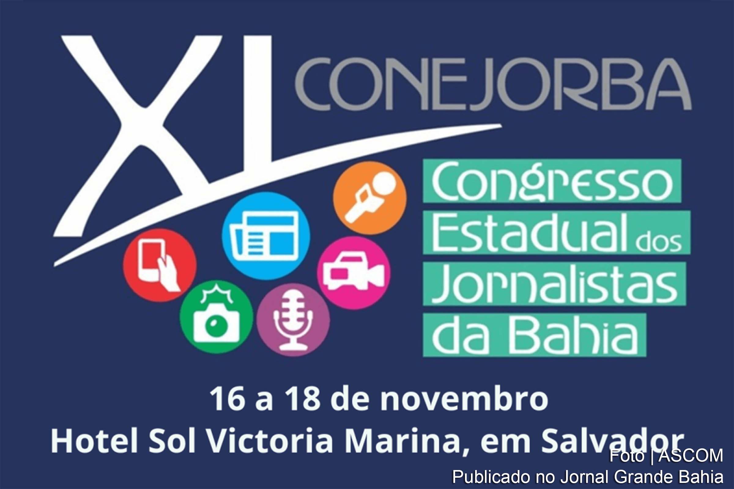 Card anuncia XI Congresso Estadual dos Jornalistas em novembro de 2023 no Hotel Sol Victoria Marina.