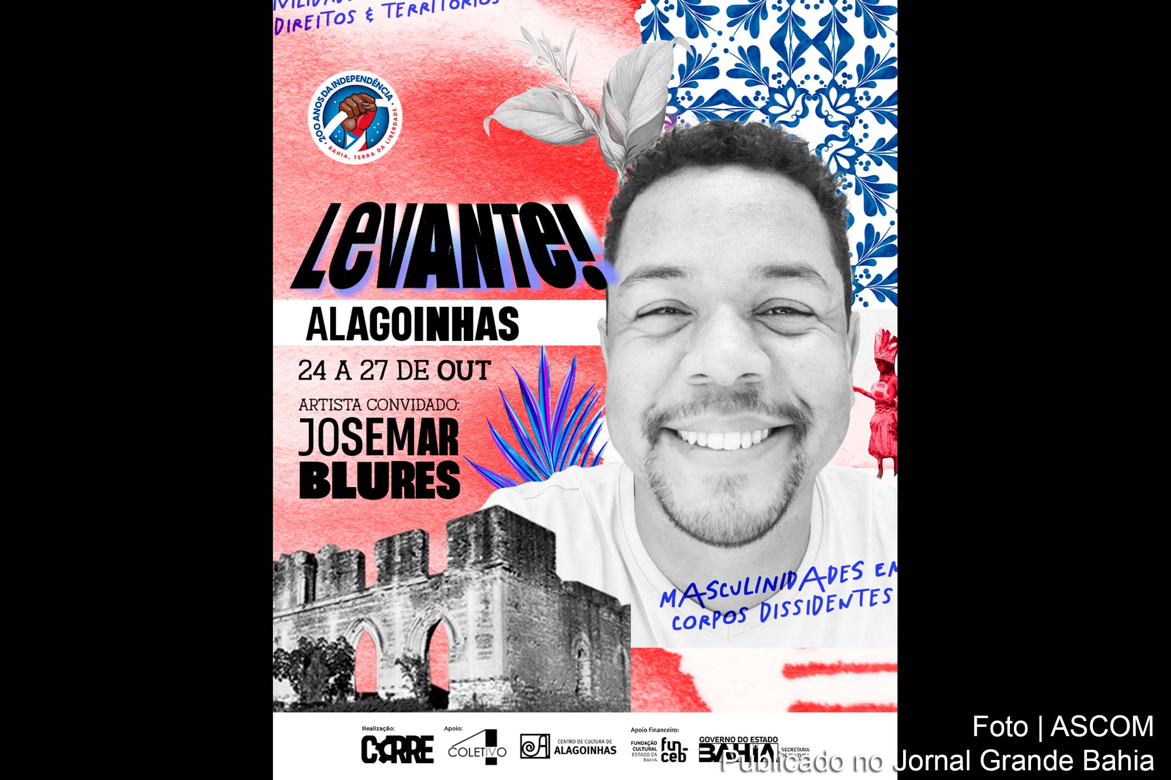 Card anuncia atração do projeto Levante! em Alagoinhas.