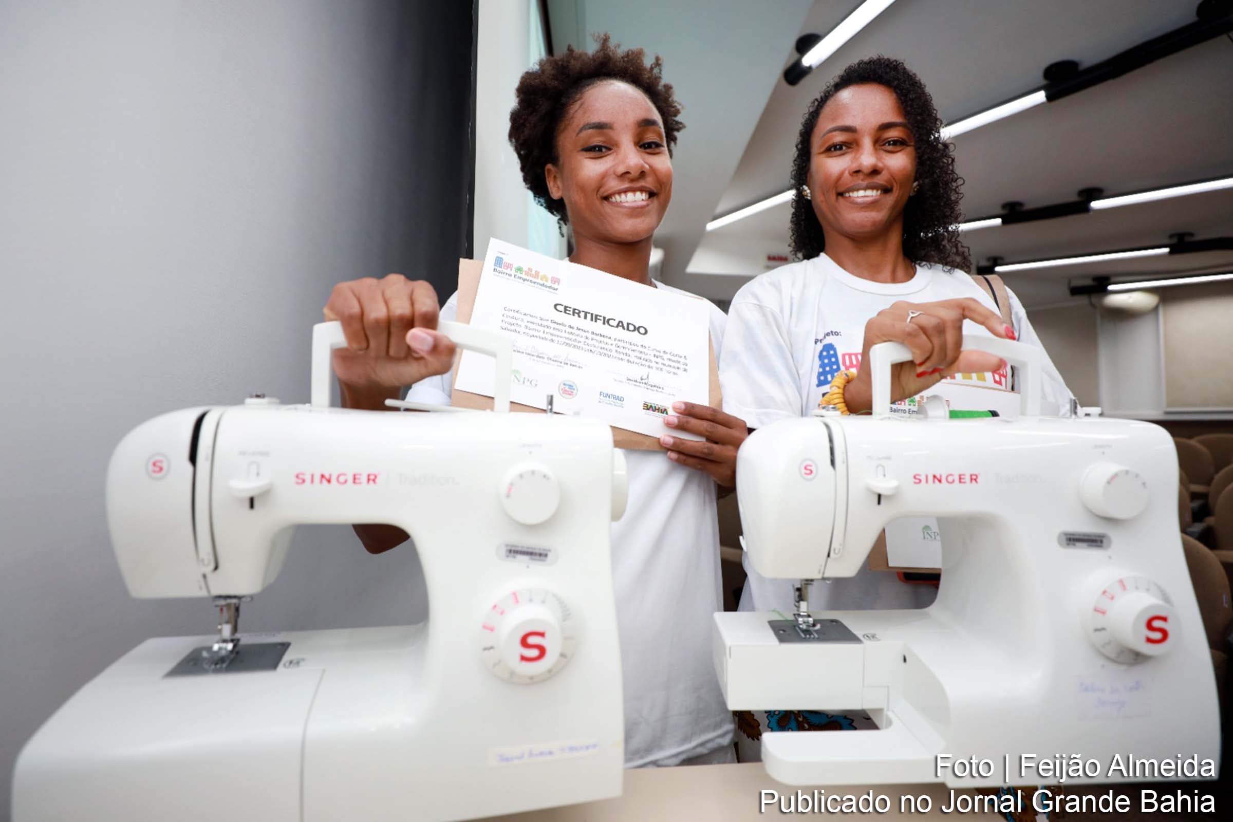 Segunda etapa do projeto Bairro Empreendedor: Costurando Renda contemplou 80 alunas com o curso de corte e costura.