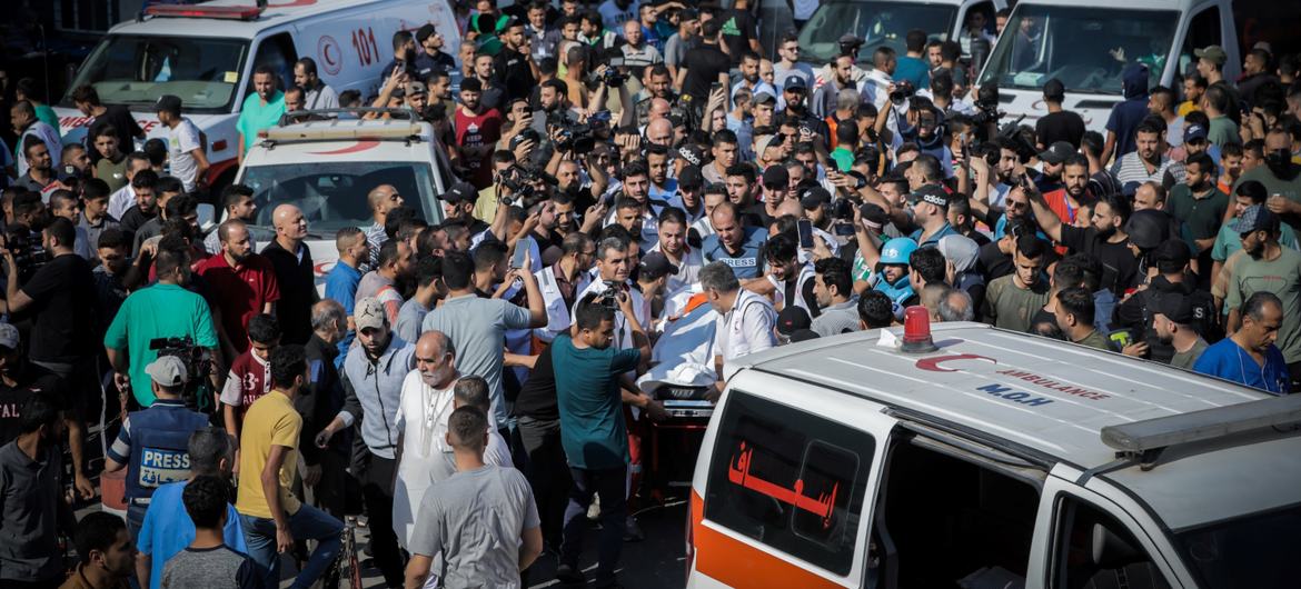 Unicef fala de subida de número de crianças mortas a cada hora na Faixa de Gaza. (Foto: Divulgação/OMS)