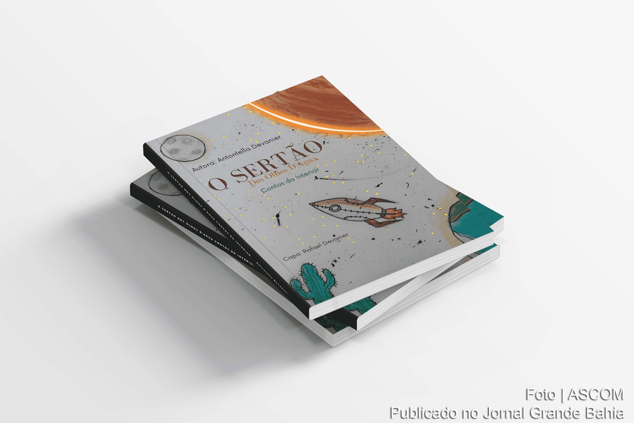 Antoniella Devanier lança seu livro de contos na FLICA, explorando as raízes culturais e dilemas existenciais.