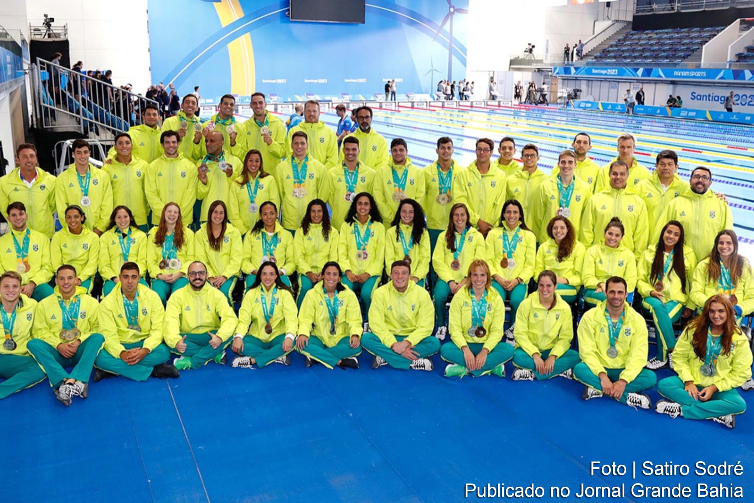 Natação brasileira encerra o Pan-Americano de Santiago com brilhantes 25 medalhas