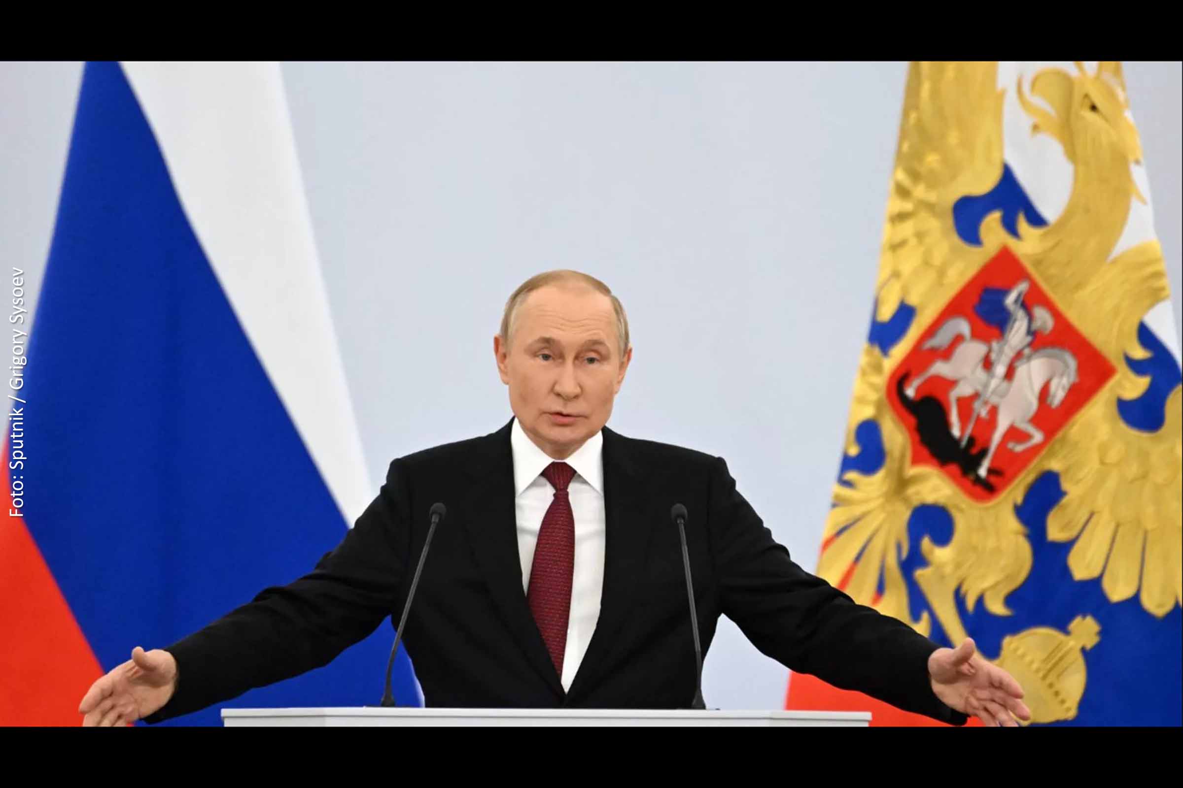 Presidente Vladimir Putin anuncia fracasso da contraofensiva ucraniana e prepara novas operações