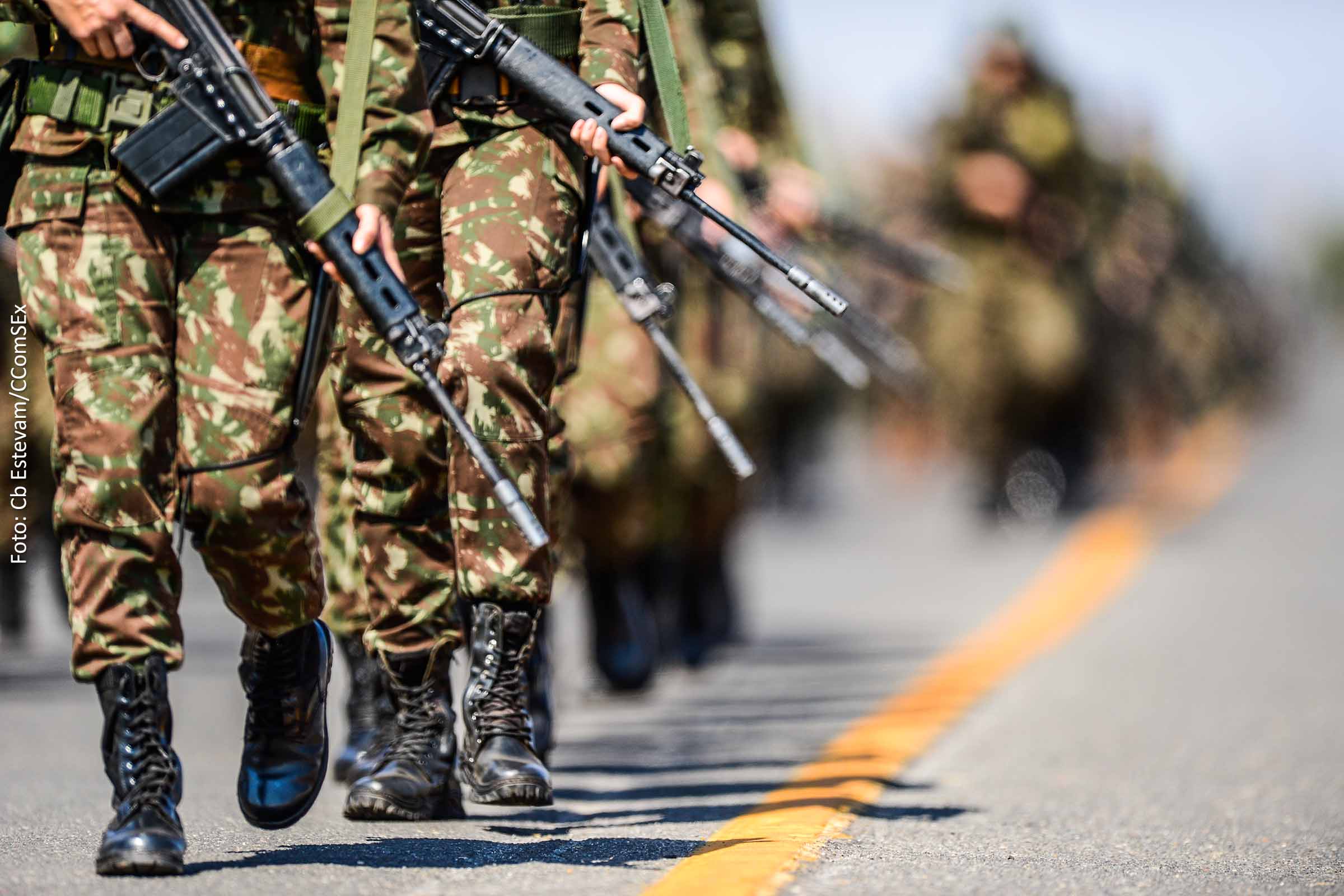 Roubo de metralhadoras do Exército Brasileiro deixa 480 militares aquartelados.