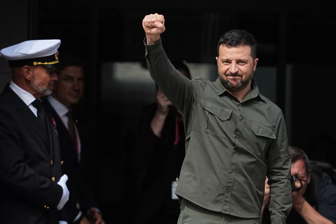 Vladimir Zelensky, presidente da Ucrânia. (Foto: Mads Claus Rasmussen/AFP)