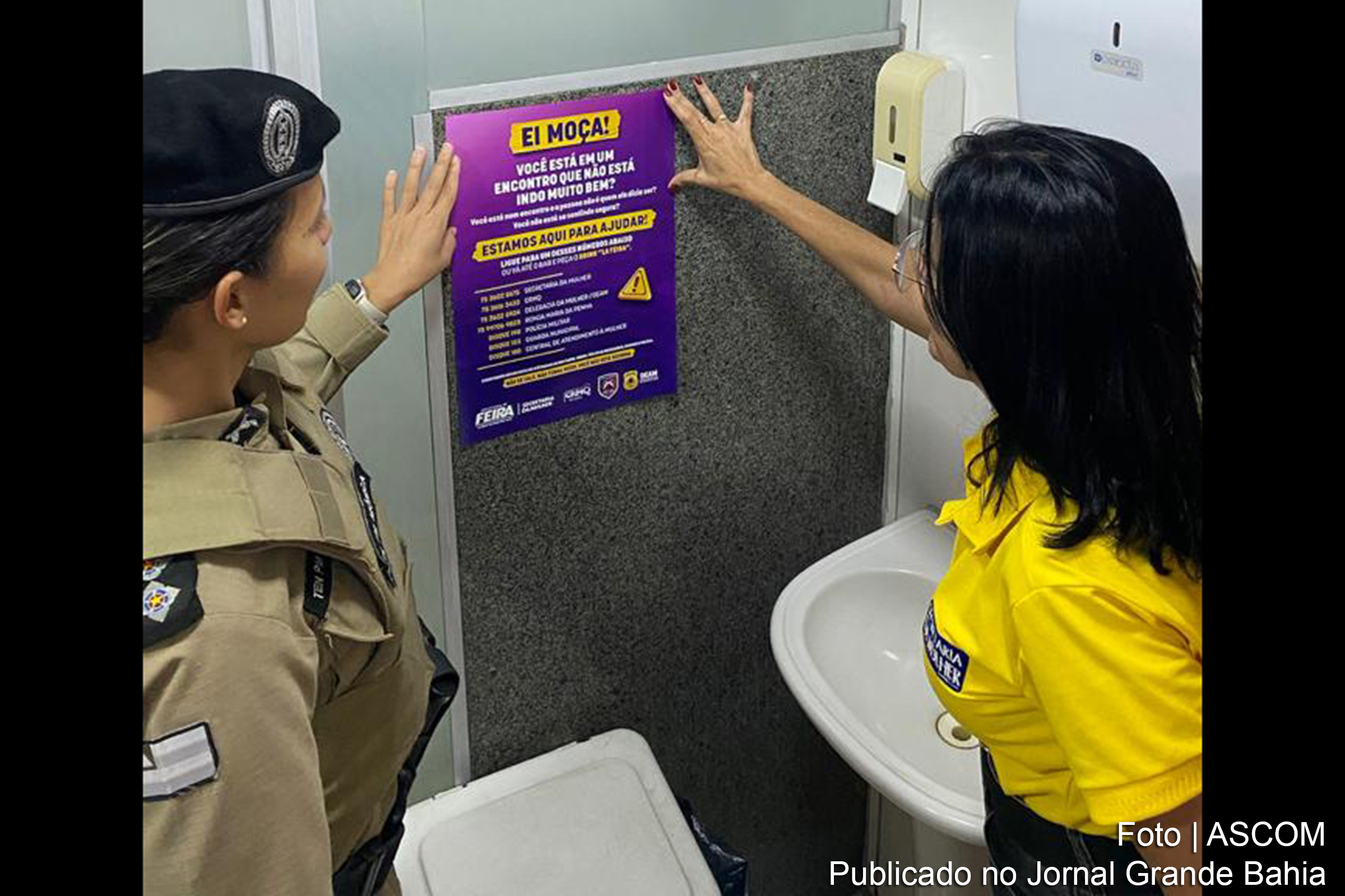 Feira de Santana: Governo Colbert Martins realiza blitz educativa para conscientizar população sobre violência contra a mulher