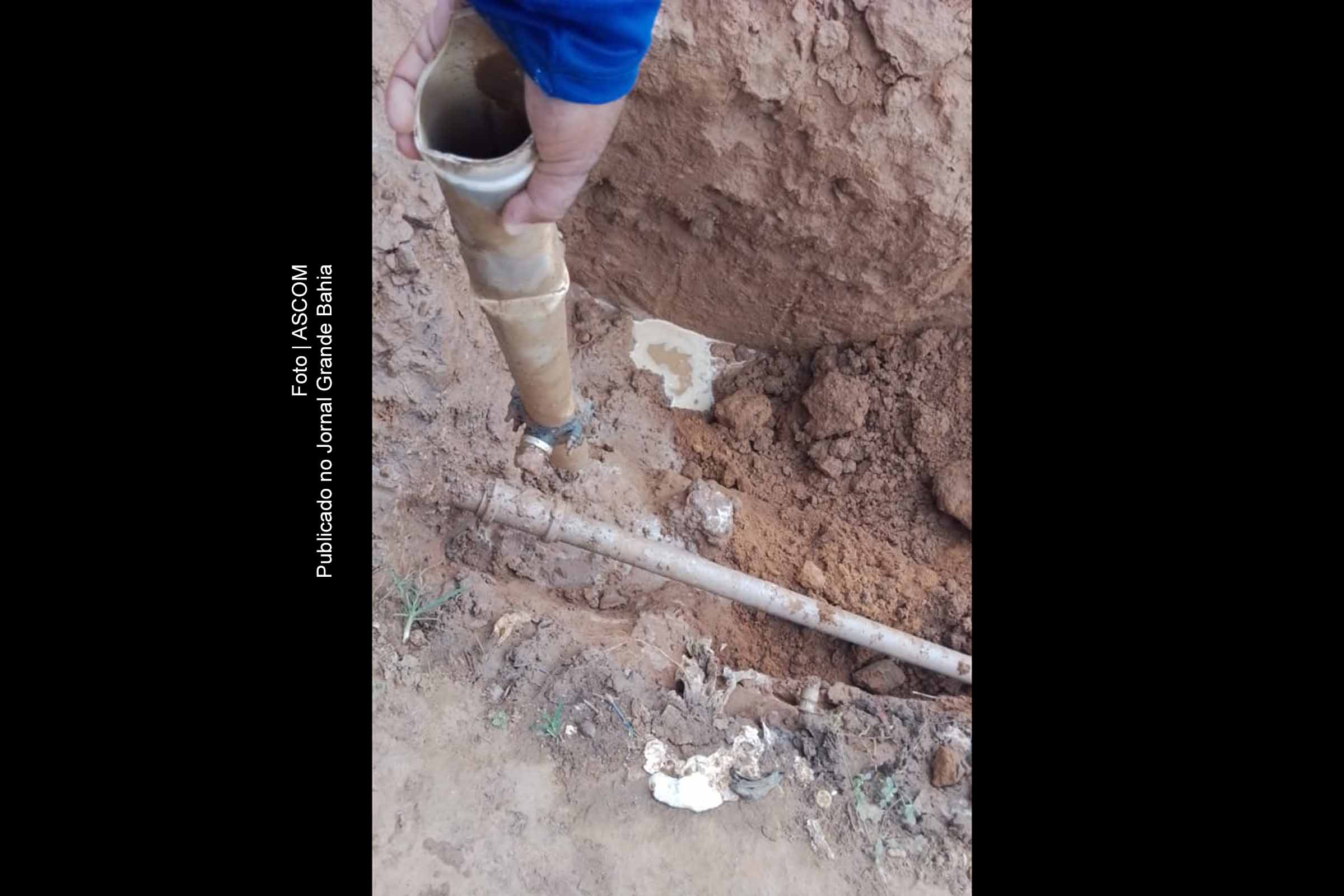 Ações da Embasa visam coibir ligações clandestinas que prejudicam o abastecimento na região.