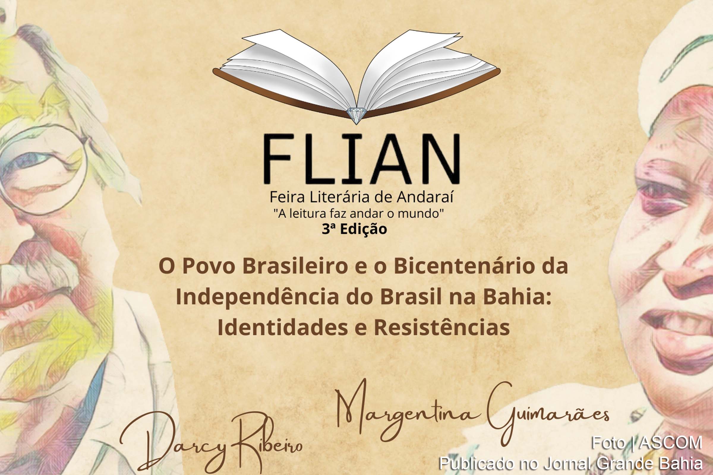 Card anuncia 3ª edição da Festa Literária de Andaraí (FLIAN).