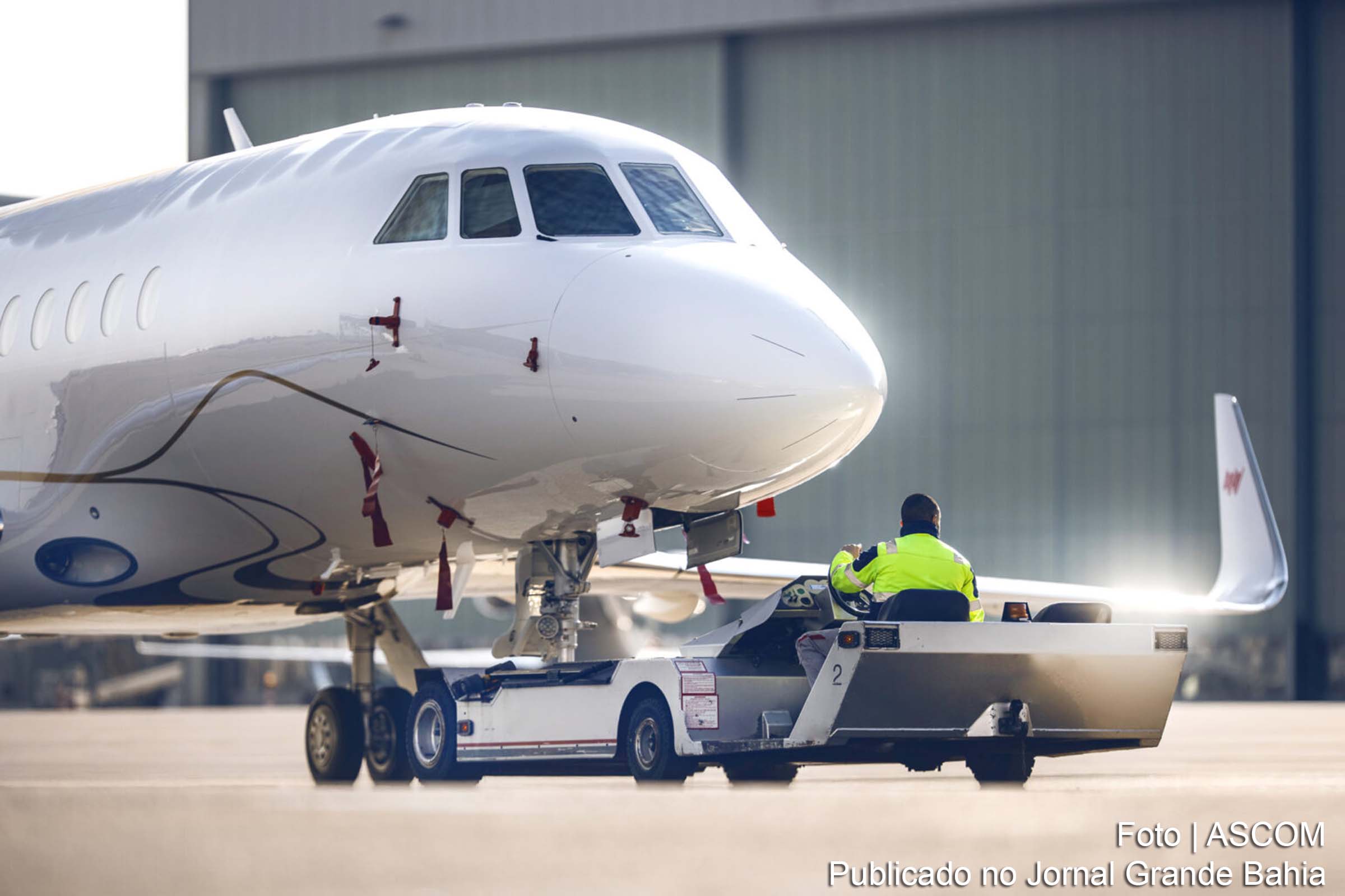 O novo centro de serviços da Dassault em Catarina oferecerá manutenção de alto nível para aeronaves Falcon.