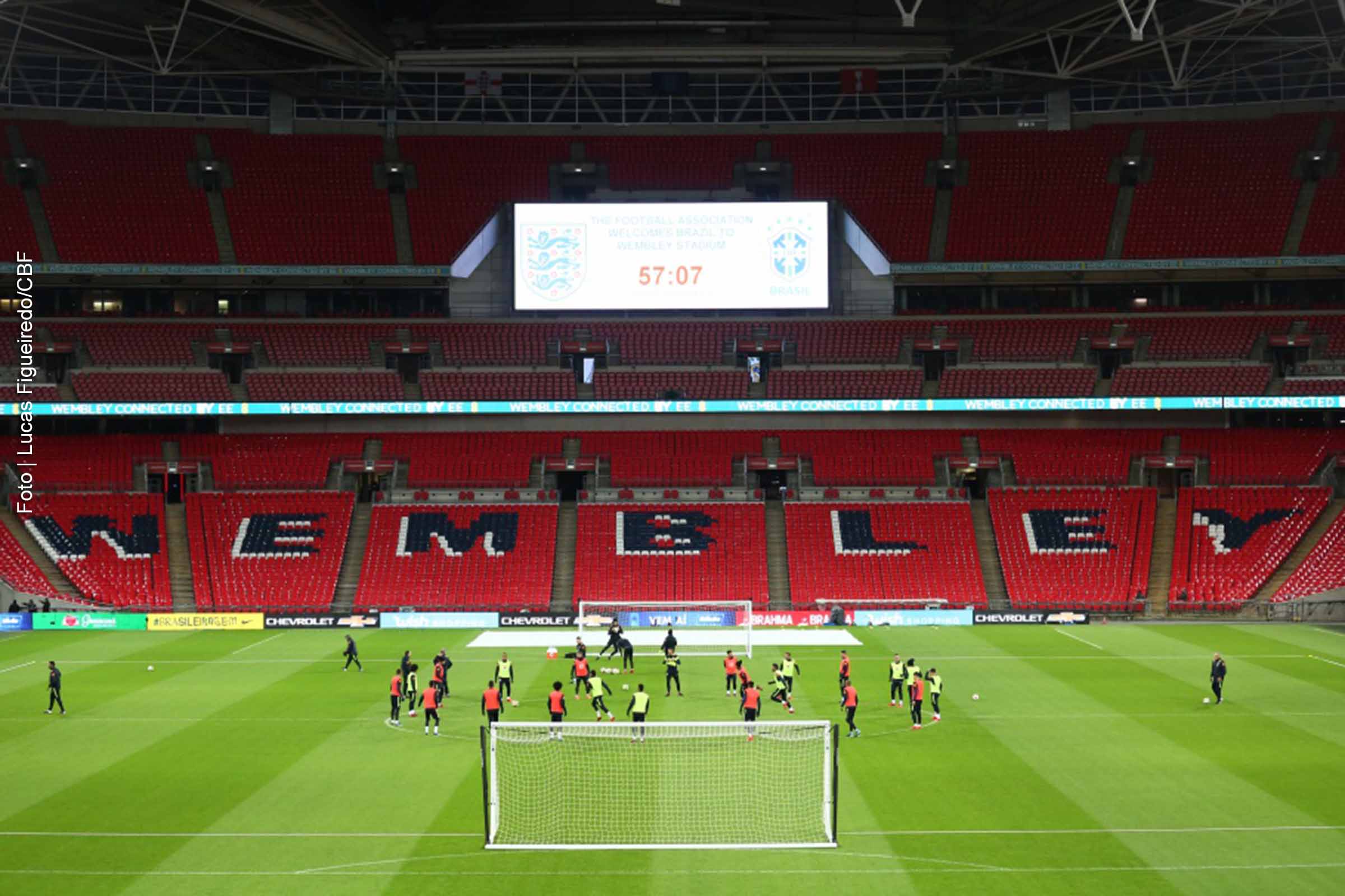 CBF anuncia Brasil x Inglaterra para março de 2024; Confronto de alto nível no Estádio de Wembley