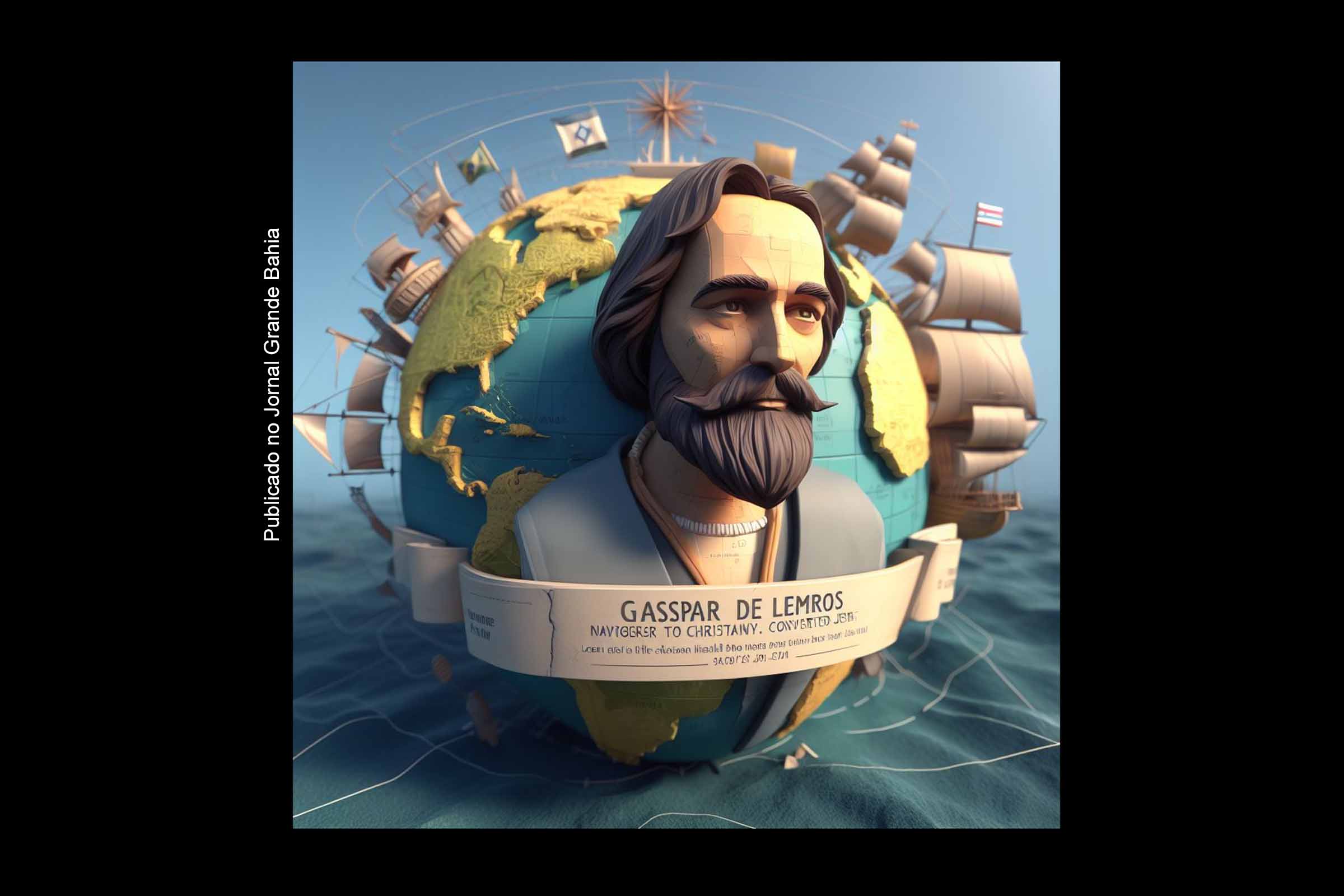 Gaspar de Lemos, navegador que chegou ao Brasil em 1500, era judeu polonês convertido ao cristianismo. Conheça a história pouco conhecida que une o Brasil a um judeu poliglota e sua ligação com o Estado de Israel.