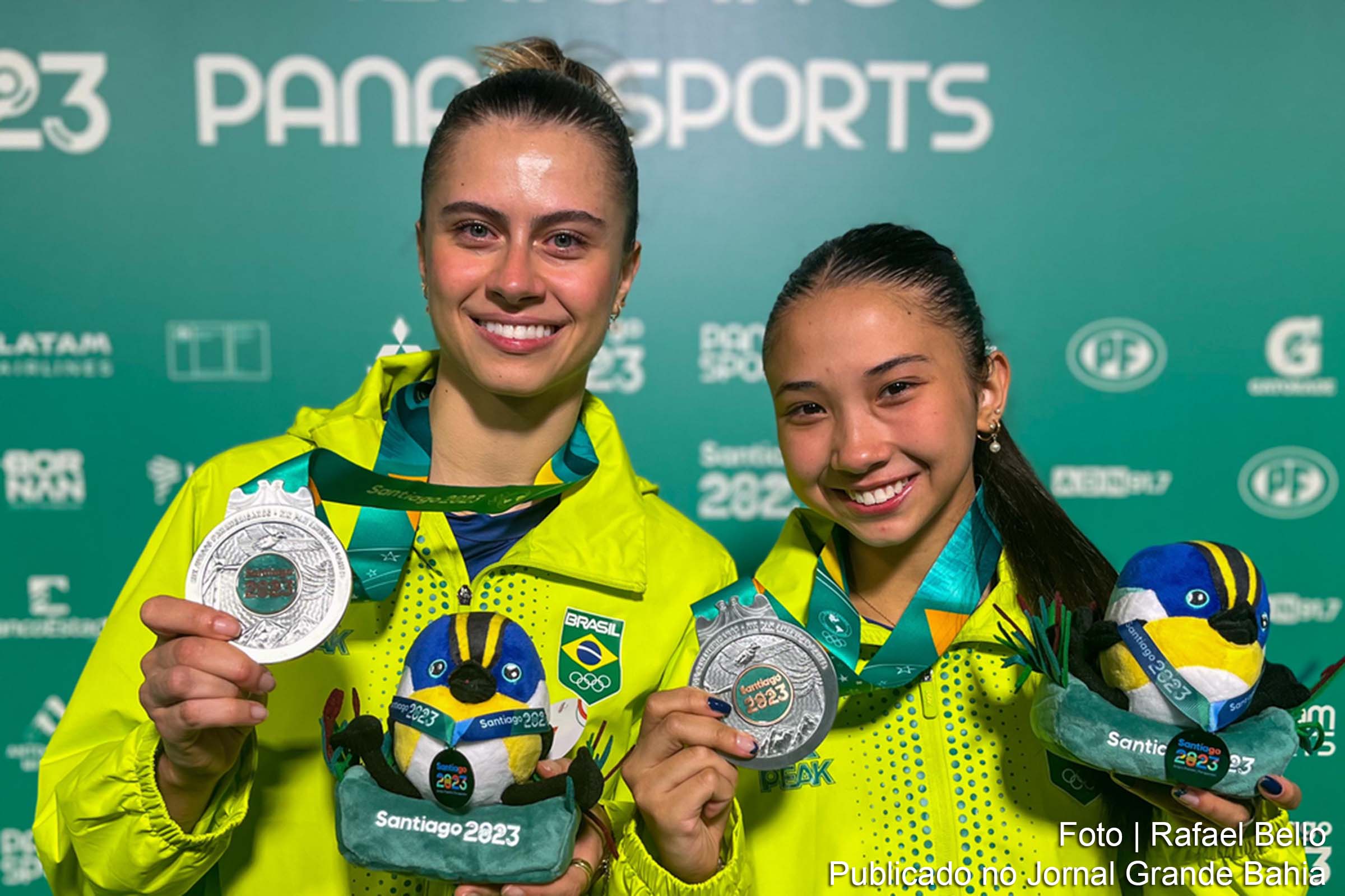 Irmãs Takahashi conquistam prata nas duplas de tênis de mesa no Pan-Americano
