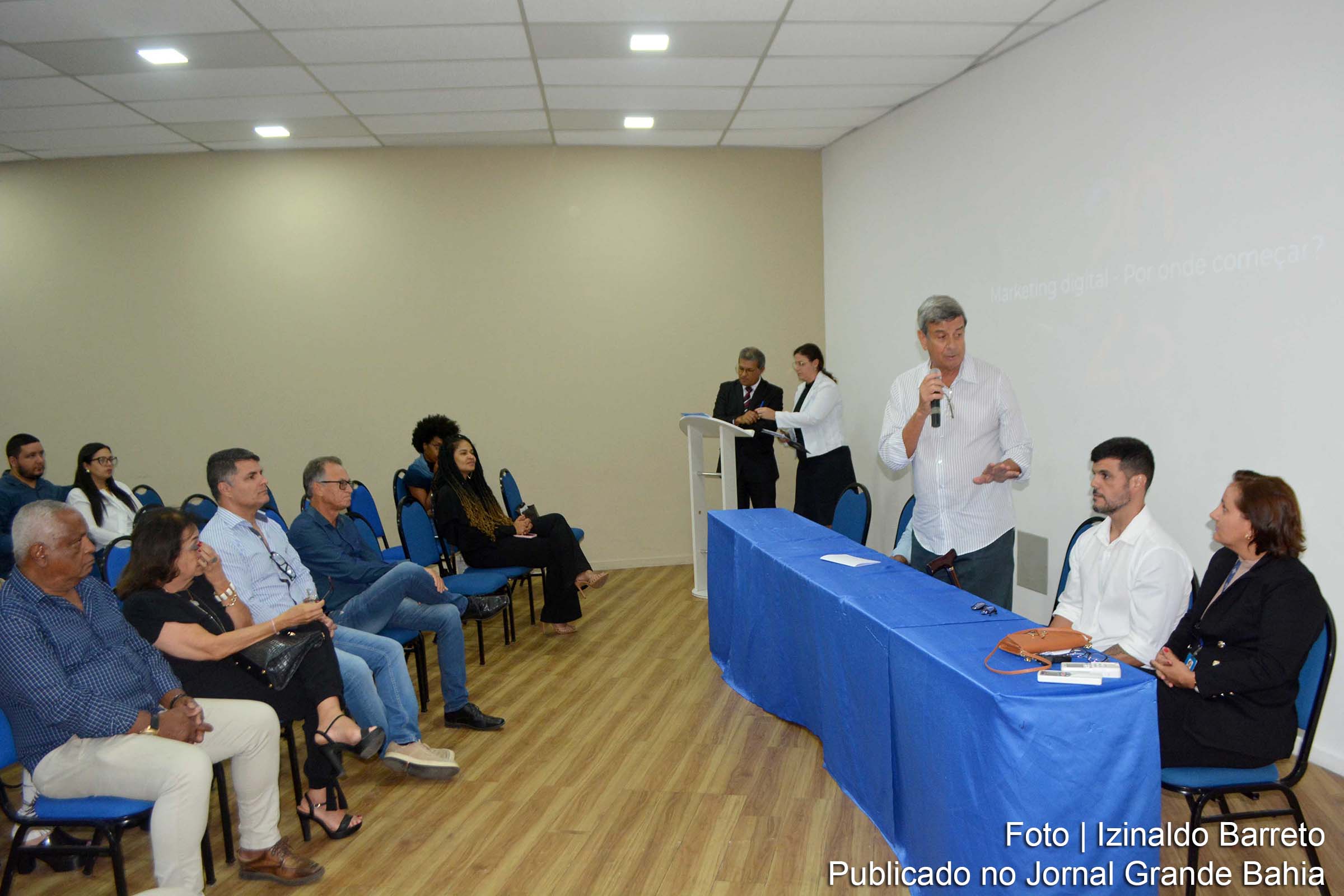 O evento, promovido pela Prefeitura em parceria com o SEBRAE, oferece palestras direcionadas ao pequeno e médio empreendedor.