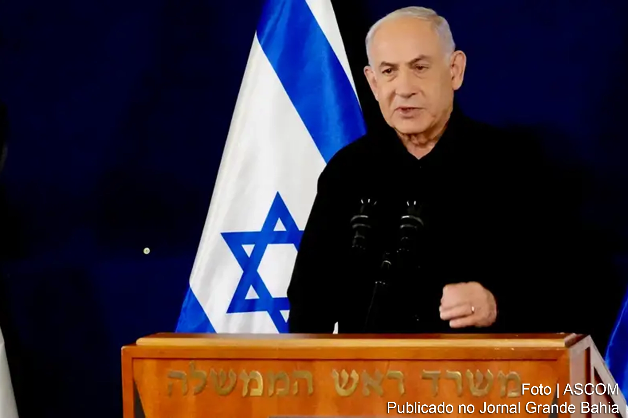 Benjamin Netanyahu, primeiro-ministro israelense.