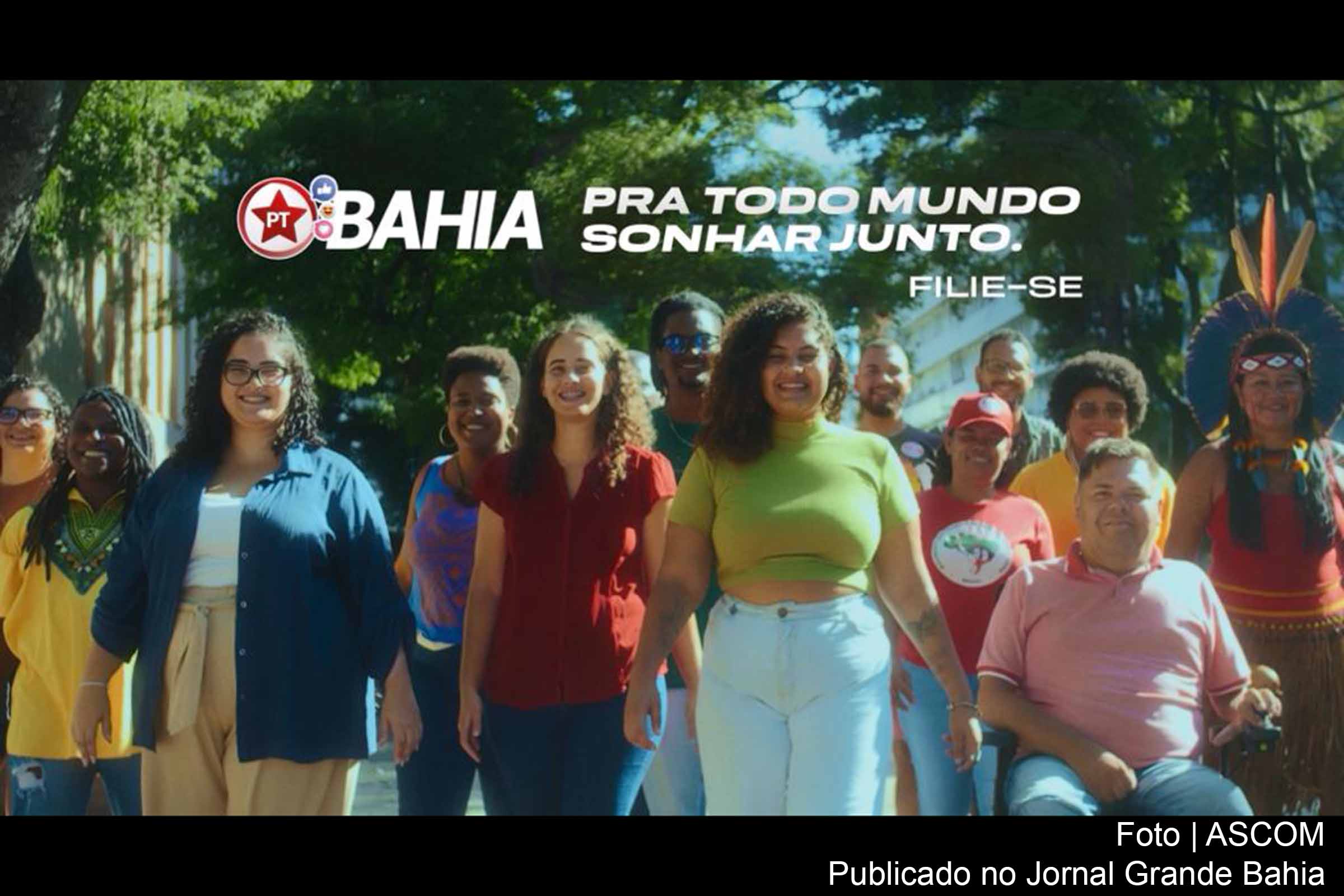 Propaganda do PT Bahia vai ao ar com foco no combate à fome e à desigualdade