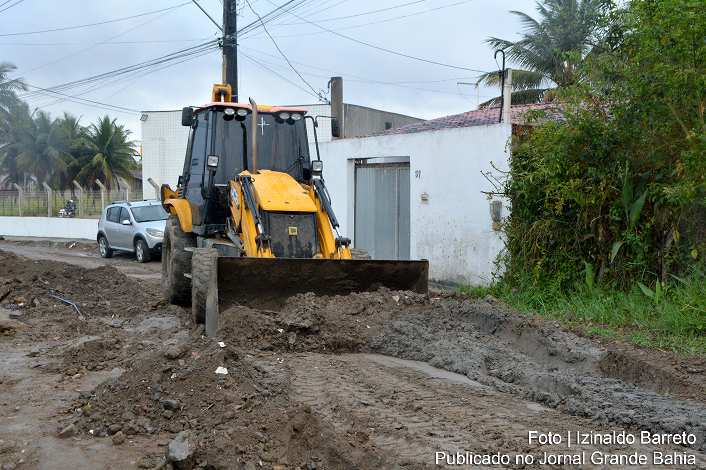 Ruas do bairro estão sendo revitalizadas para melhorar a infraestrutura e resolver problemas de umidade.