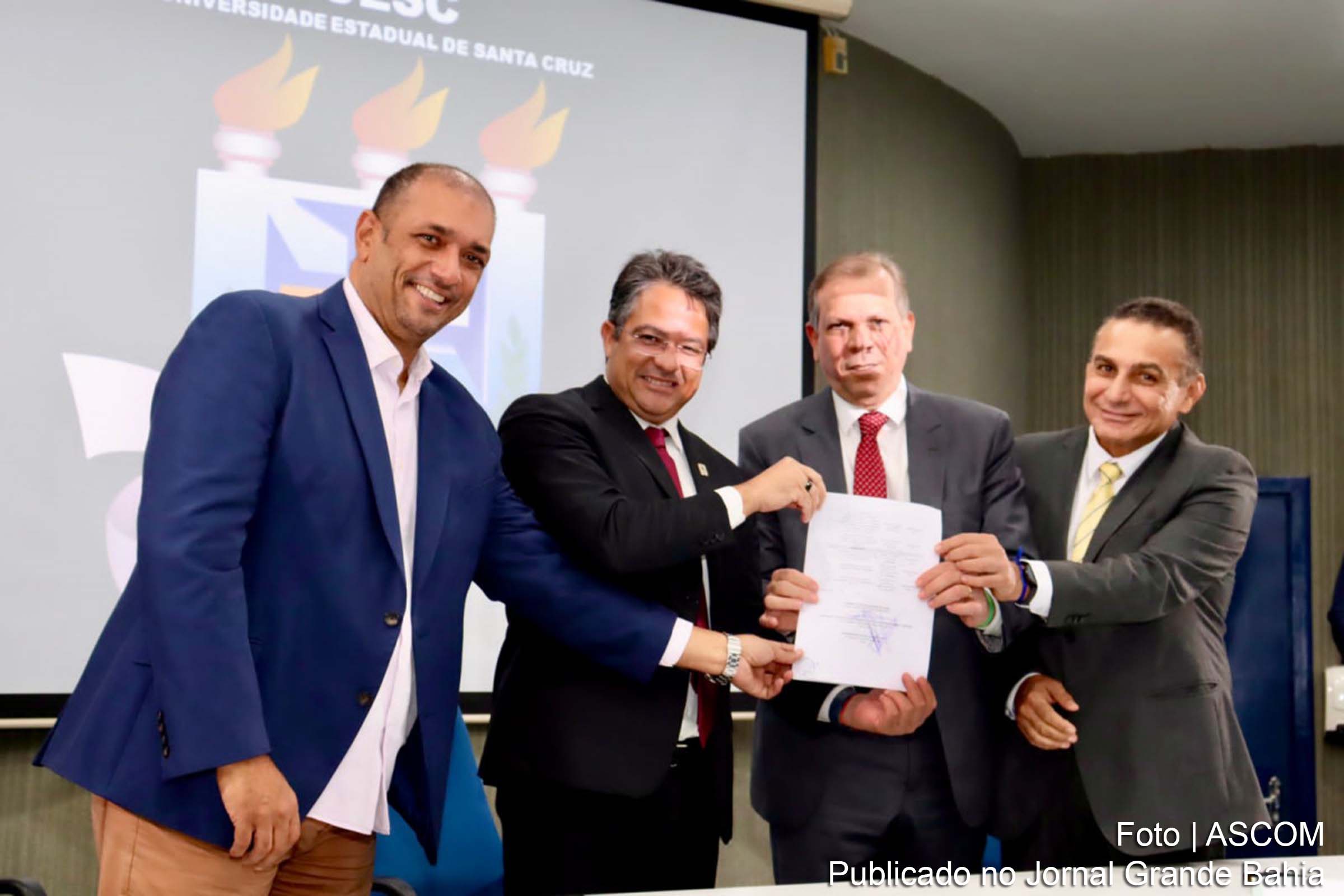 TJBA assina termo de cooperação com a UESC para inauguração do polo descentralizado da Unicorp em Ilhéus