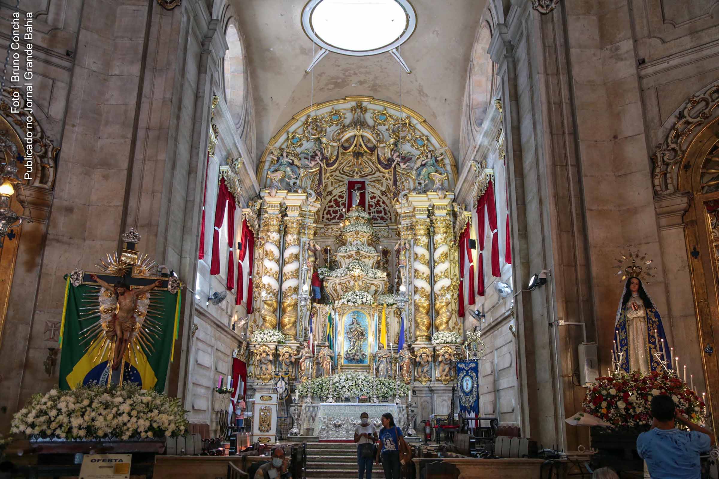 A celebração centenária da padroeira da Bahia, Nossa Senhora da Conceição da Praia, marca 474 anos de devoção, tradição e eventos religiosos em Salvador.