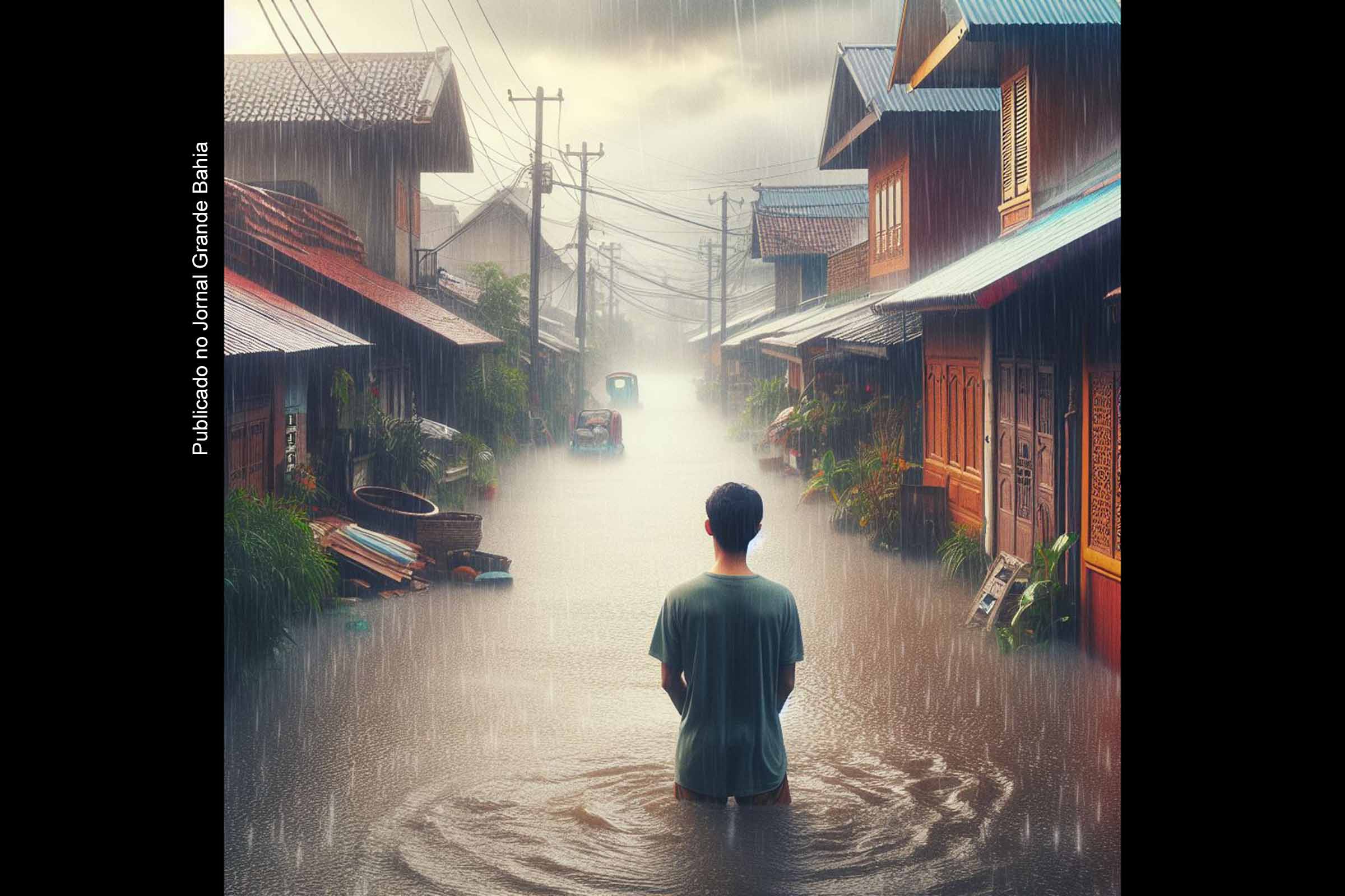 Crise hídrica em Feira de Santana: Chuvas alagam residências e desencadeiam revolta popular