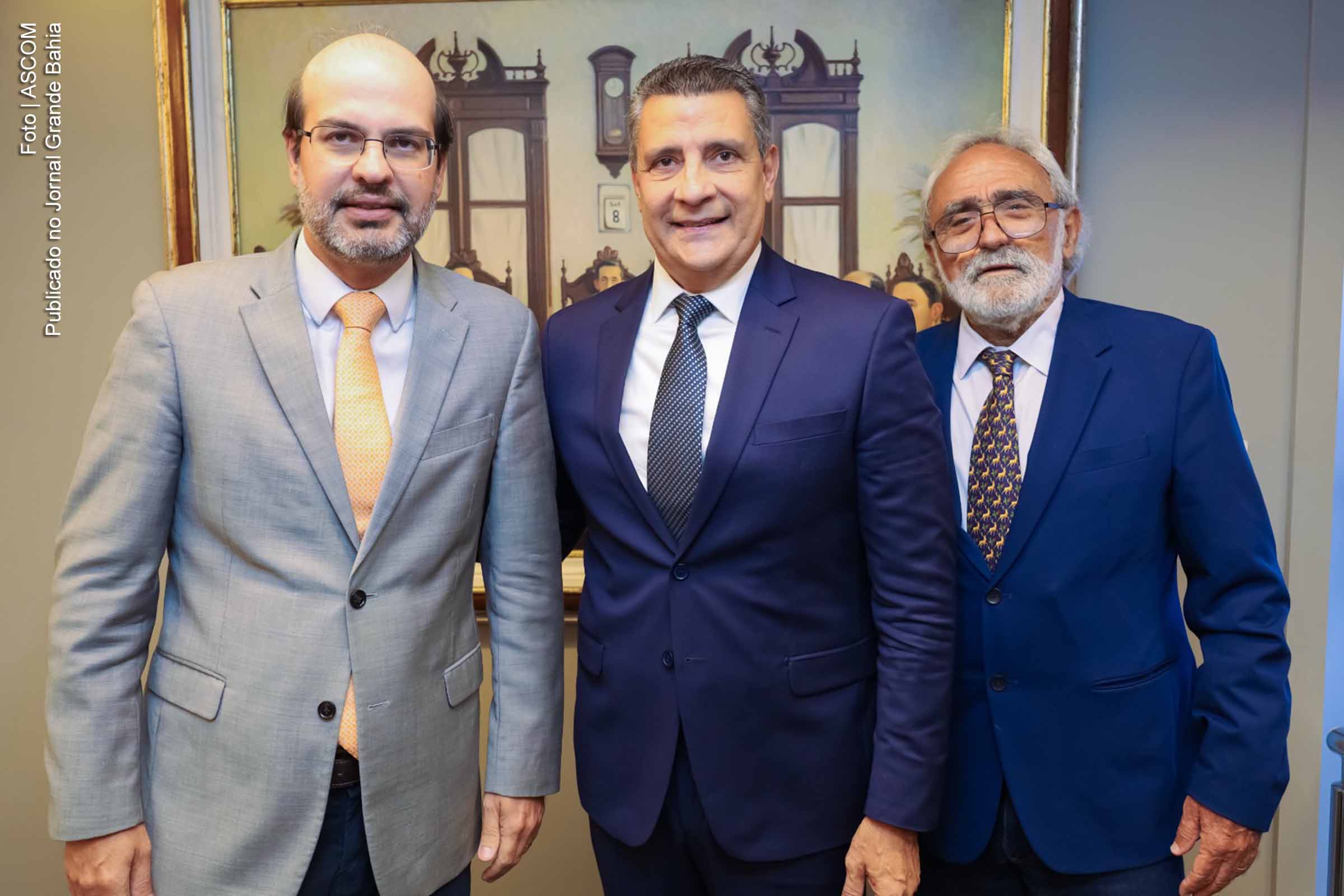Conselheiros so TCE Bahia Gildásio Penedo, Marcus Presidio e Antonio Honorato.