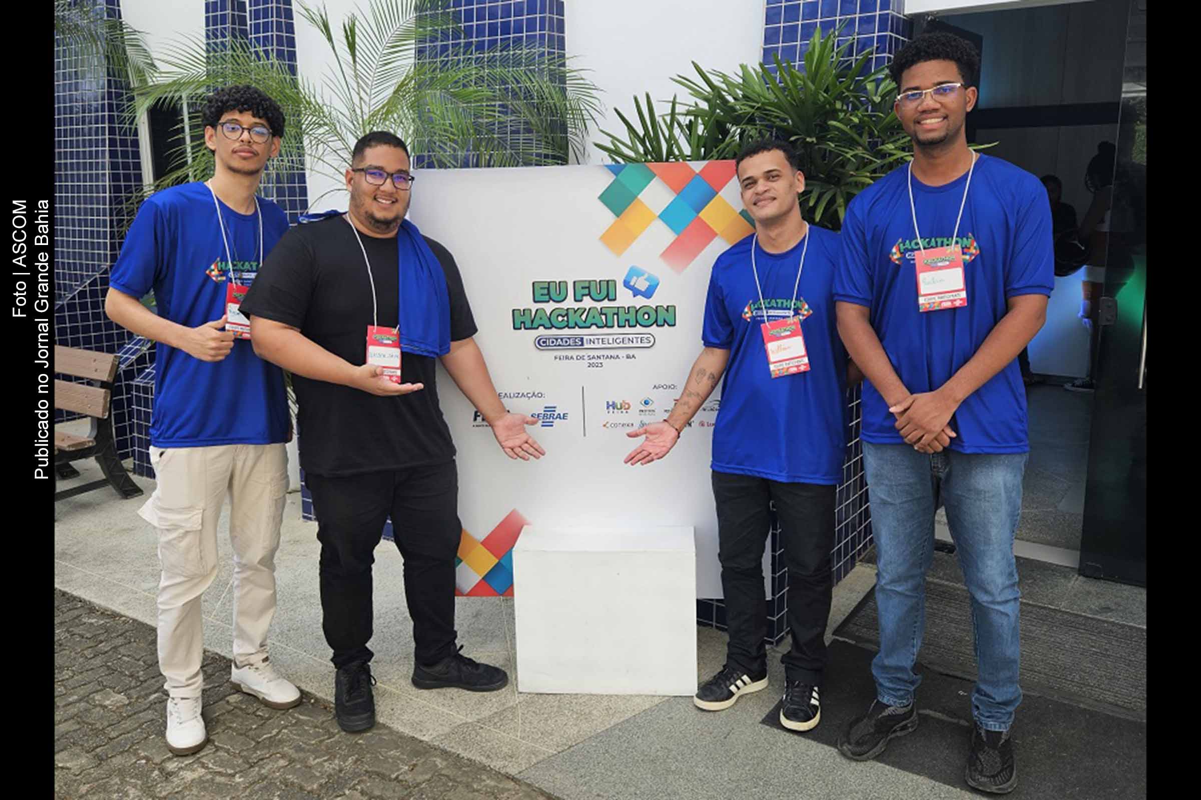 Equipe Warr, composta por quatro alunos do SENAI de Feira de Santana, recebe prêmio e reconhecimento por aplicativo Movesafe, destinado a promover segurança na mobilidade urbana para ciclistas.