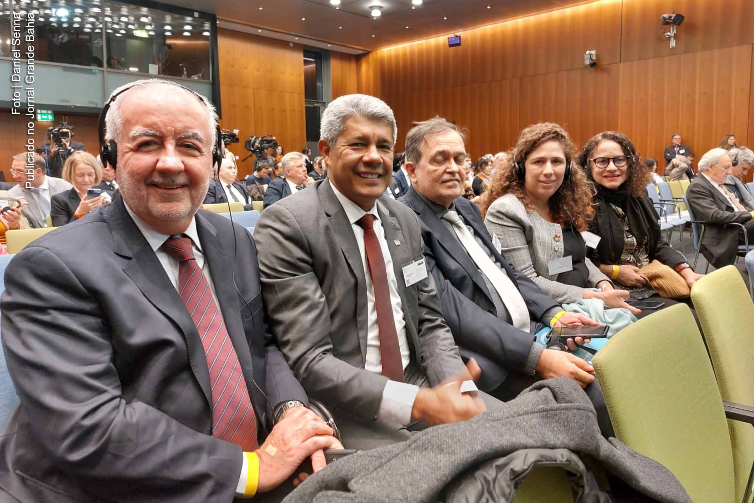 Governador Jerônimo Rodrigues durante sua participação no Fórum Empresarial Brasil-Alemanha, em Berlim.