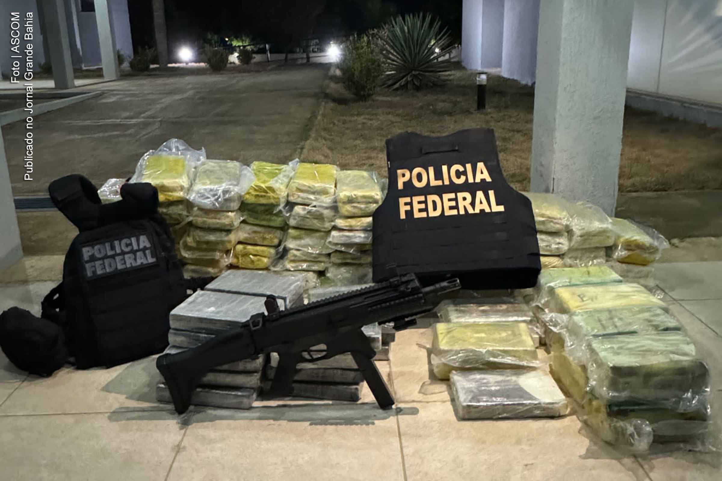 Operação conjunta resulta em flagrante de 100 kg de drogas em Vitória da Conquista