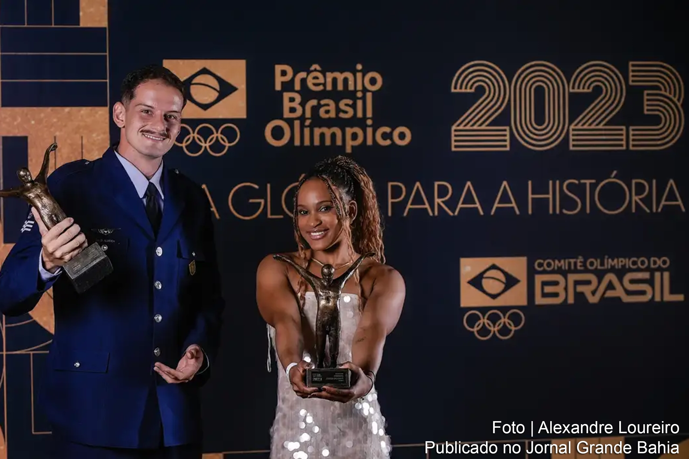 Ginasta e arqueiro destacam-se na premiação que celebra os feitos do esporte brasileiro em 2023.