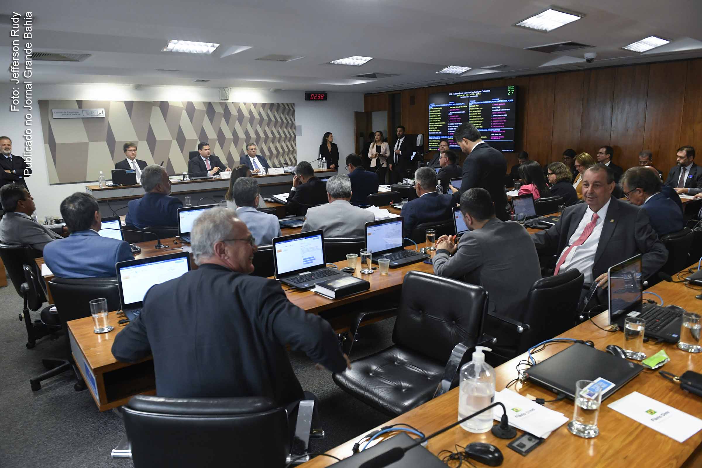 Com 47 votos a favor, Senado aprova indicação do presidente Lula para Flávio Dino ser nomeado ministro Supremo Tribunal Federal.