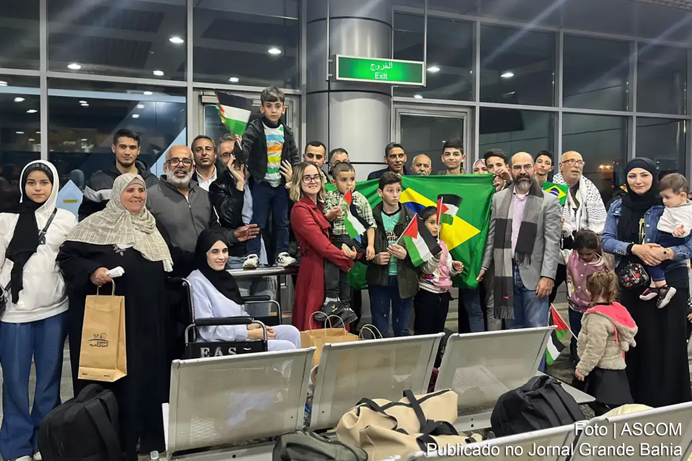 FAB realiza o 12º voo de repatriação, resgatando brasileiros da Faixa de Gaza.
