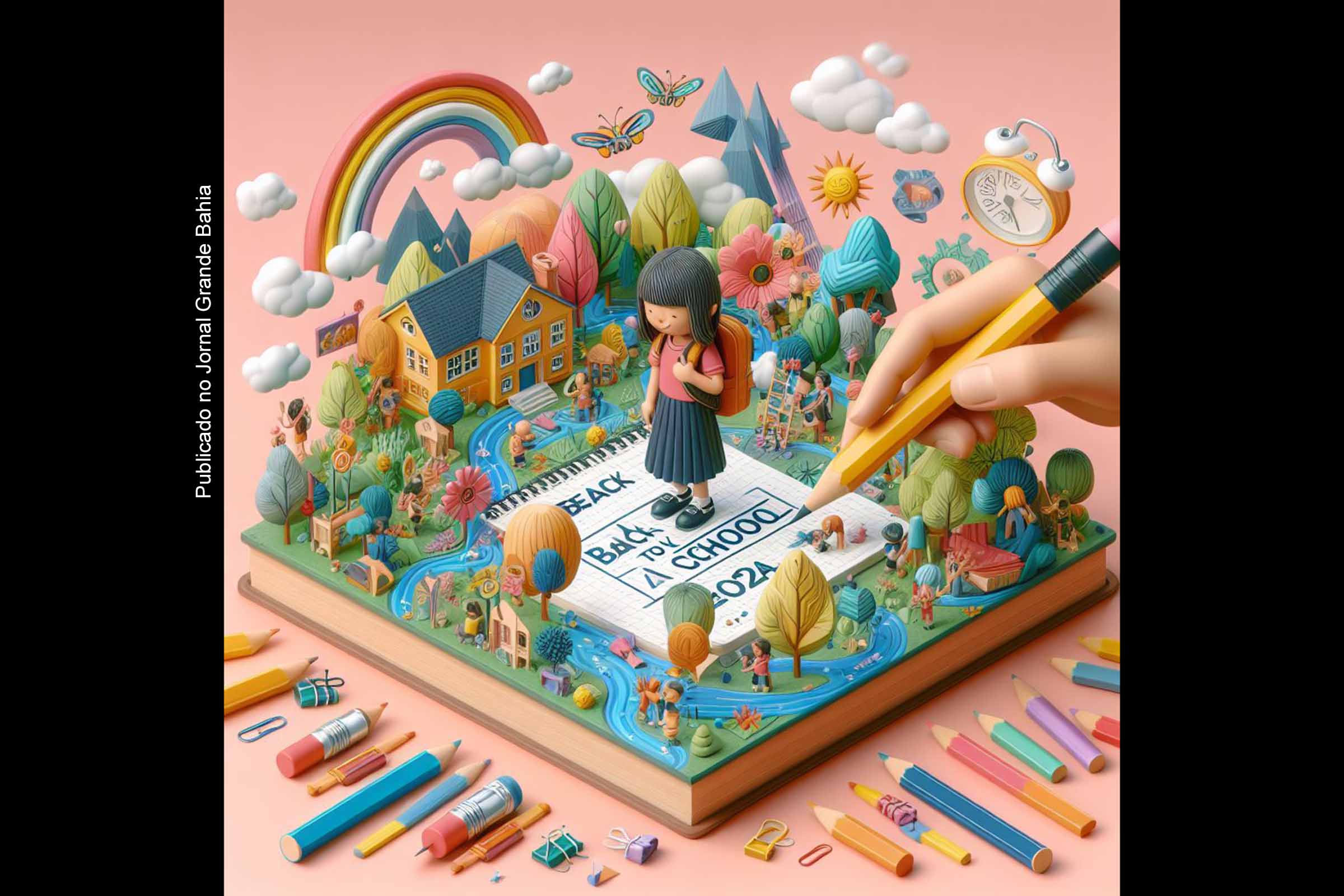 Iniciativa em parceria com o Instituto da Criança busca arrecadar materiais escolares entre 15 de janeiro e 9 de fevereiro de 2024.