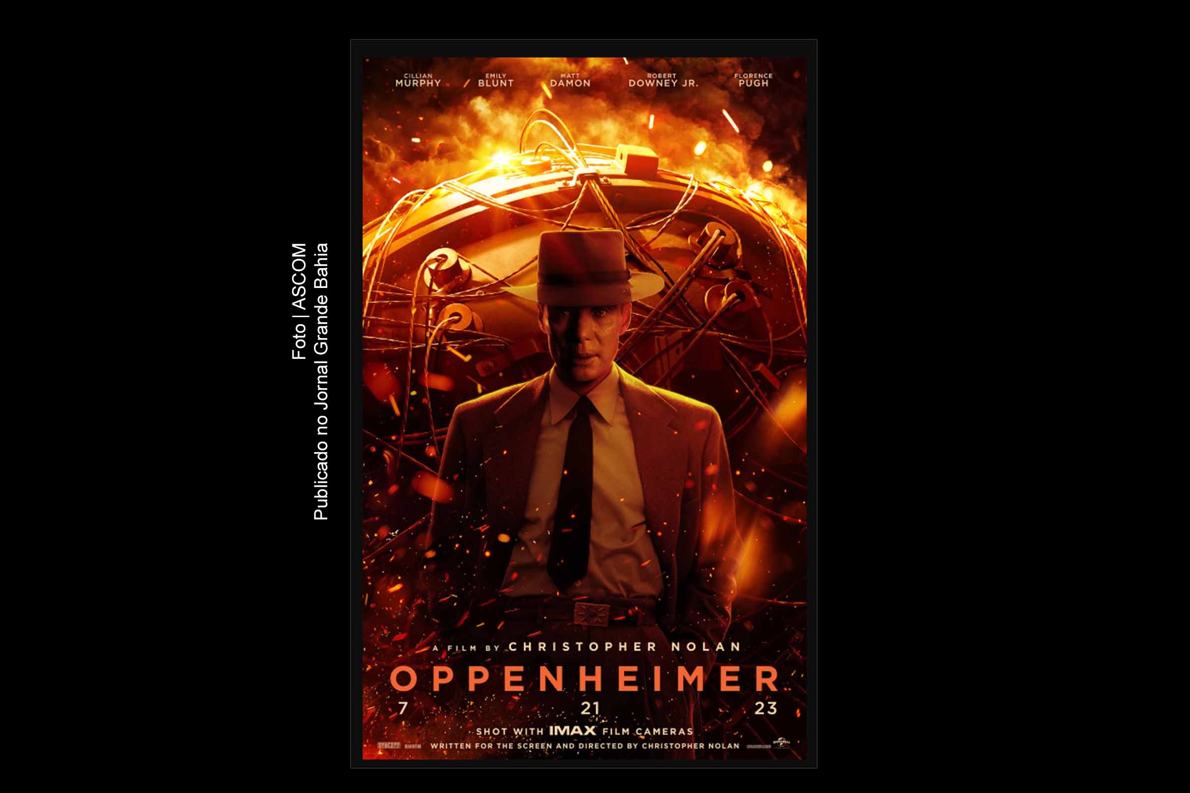 Emily Blunt, Cillian Murphy e Robert Downey Jr. brilham em Oppenheimer, líder das indicações ao Oscar 2024, com 13 nomeações.