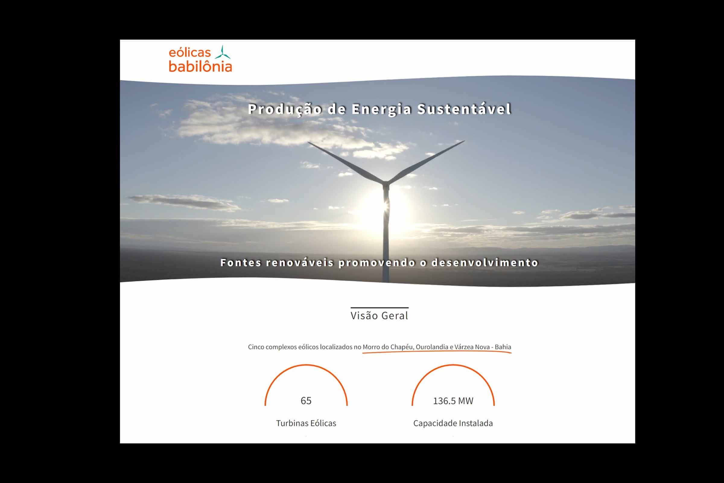 BNDES investe R$ 3,2 bilhões em projeto eólico na Bahia; Complexo Babilônia Centro promete abastecer mais de 1 milhão de lares