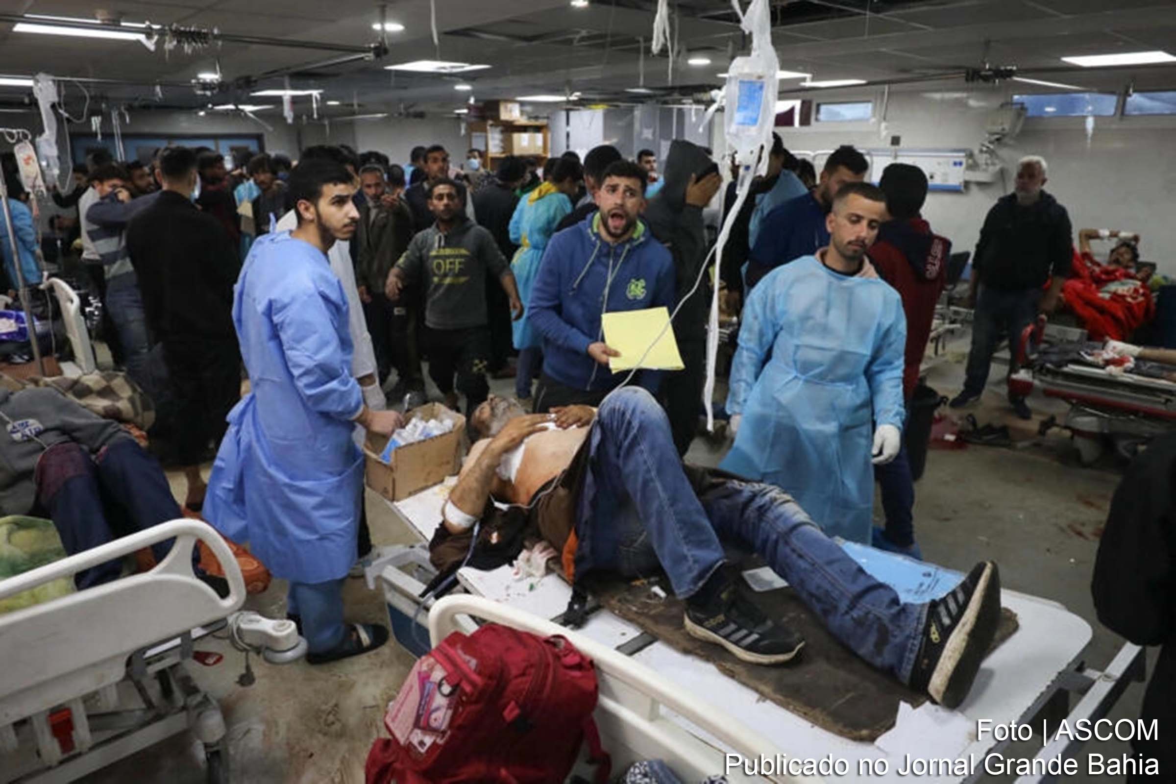 Ministério da Saúde do Hamas denuncia ataque israelense que deixou 20 mortos e 150 feridos na busca por auxílio em Gaza.