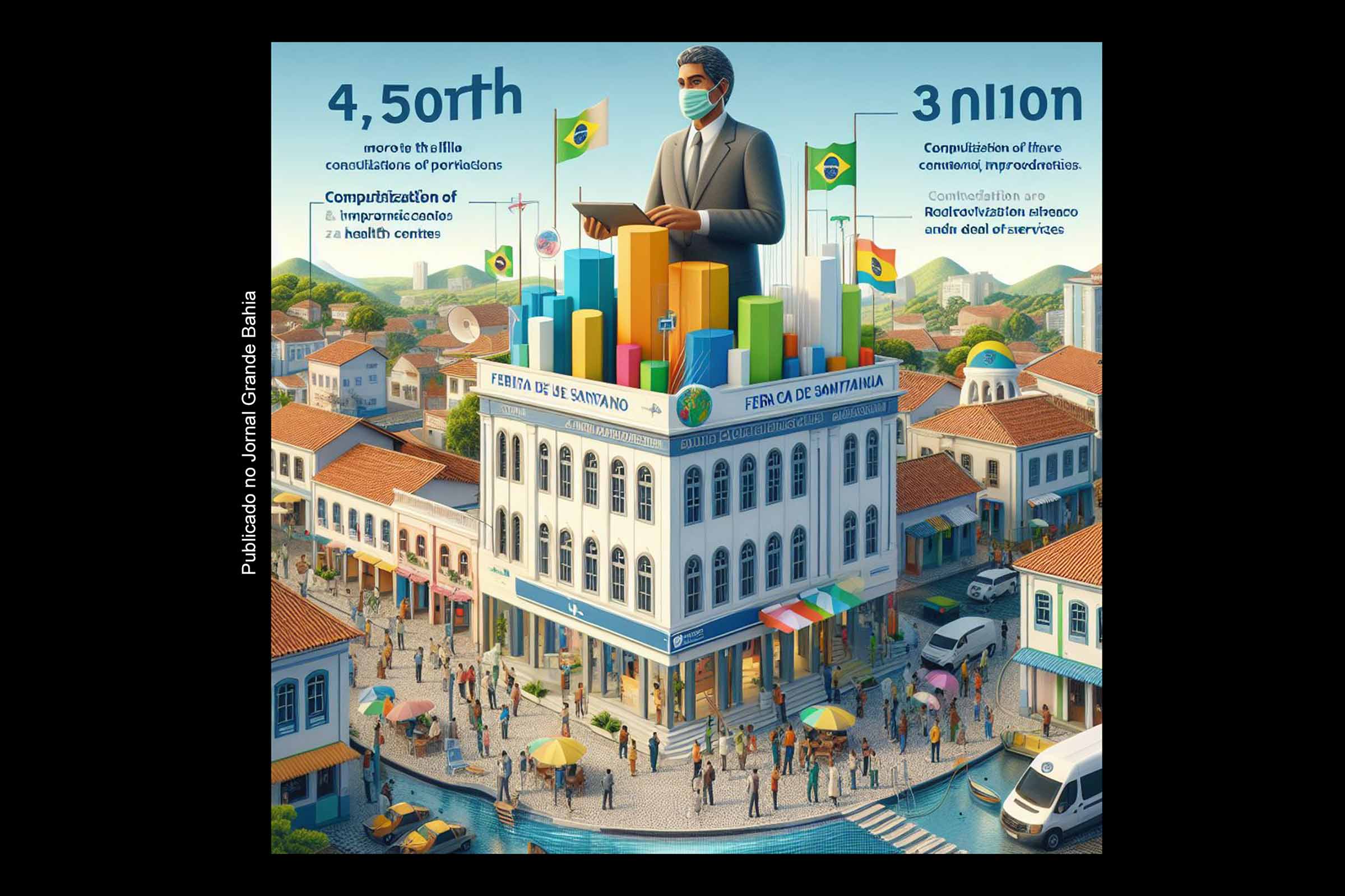 Em 2023, avanços significativos foram registrados na saúde de Feira de Santana, com mais de 3,5 milhões de atendimentos realizados e melhorias nos indicadores de saúde. A rede municipal destaca-se por distribuição de computadores, informatização de postos de saúde, revitalizações e ampliação de serviços.