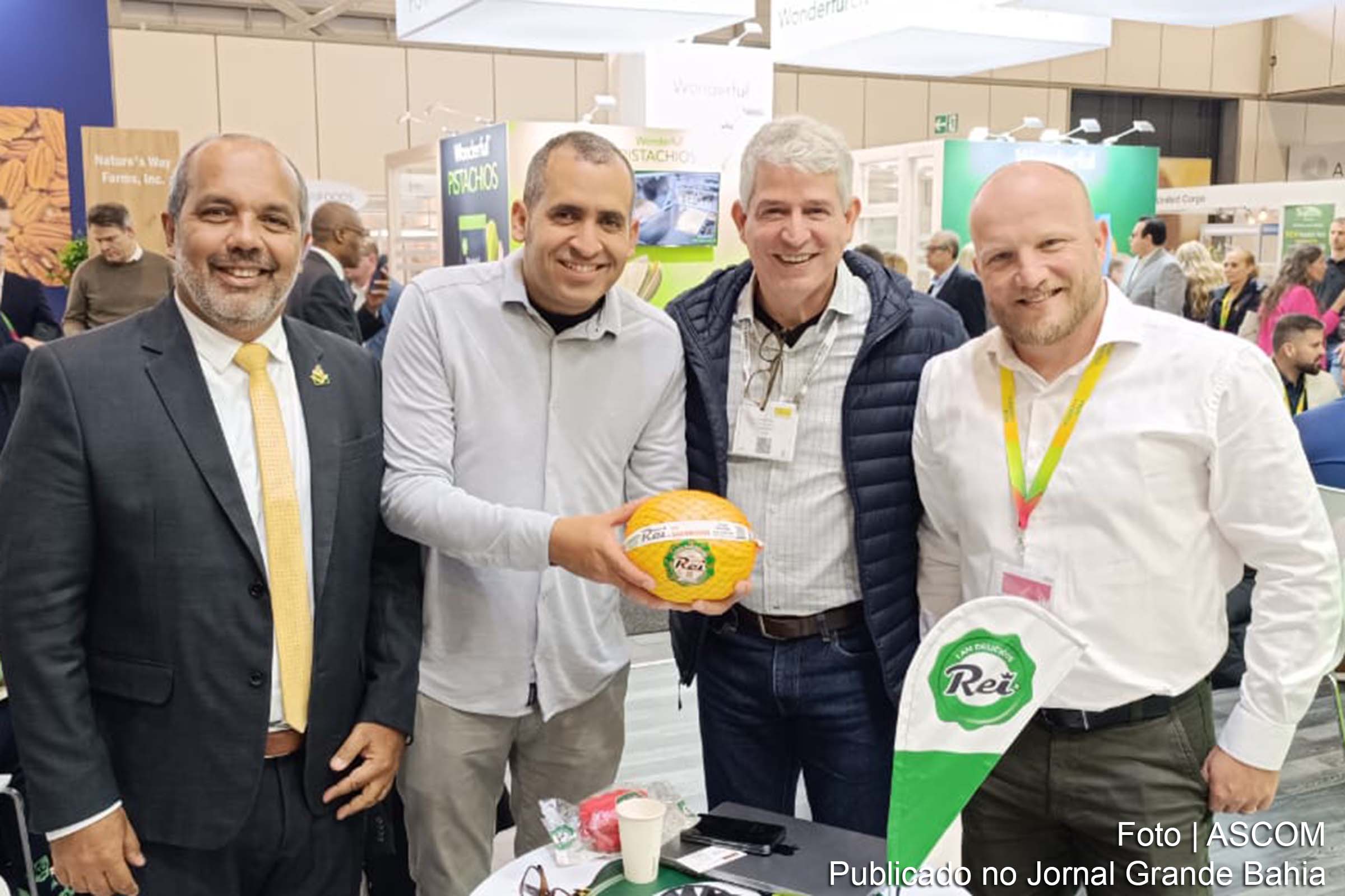 O secretário da Agricultura lidera delegação baiana na mais importante feira global do setor de fruticultura.