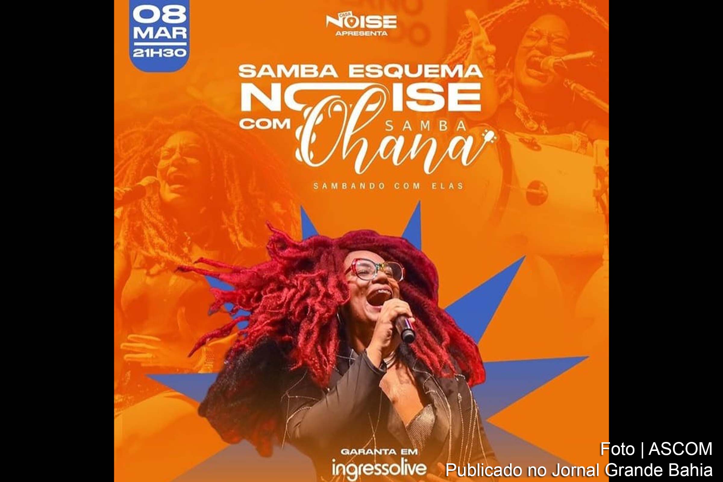 O grupo Samba Ohana se apresenta na Casa Noise em Feira de Santana, marcando o segundo aniversário do espaço dedicado à música independente.