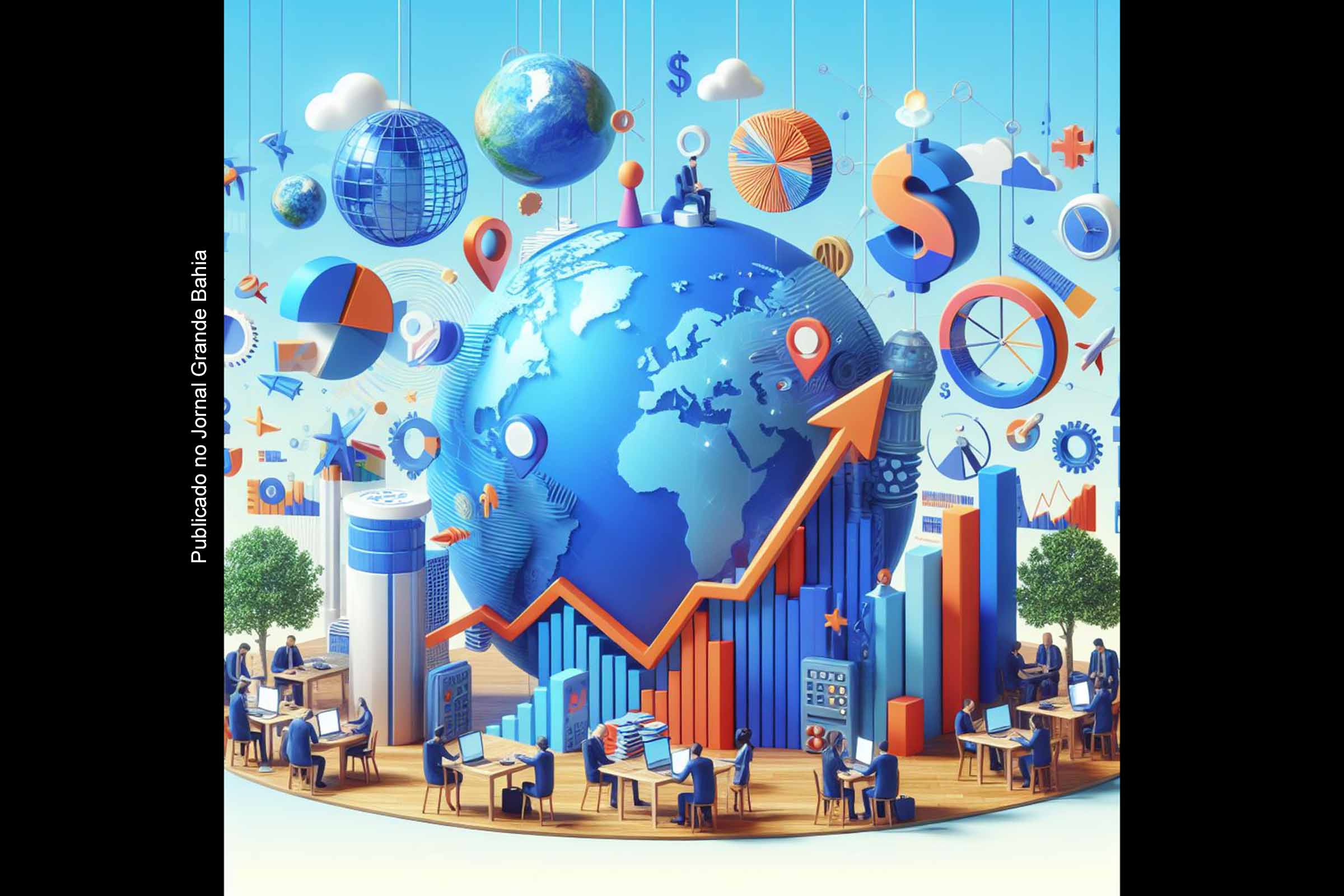 Previsão da OCDE eleva crescimento global para 2,9% em 2024