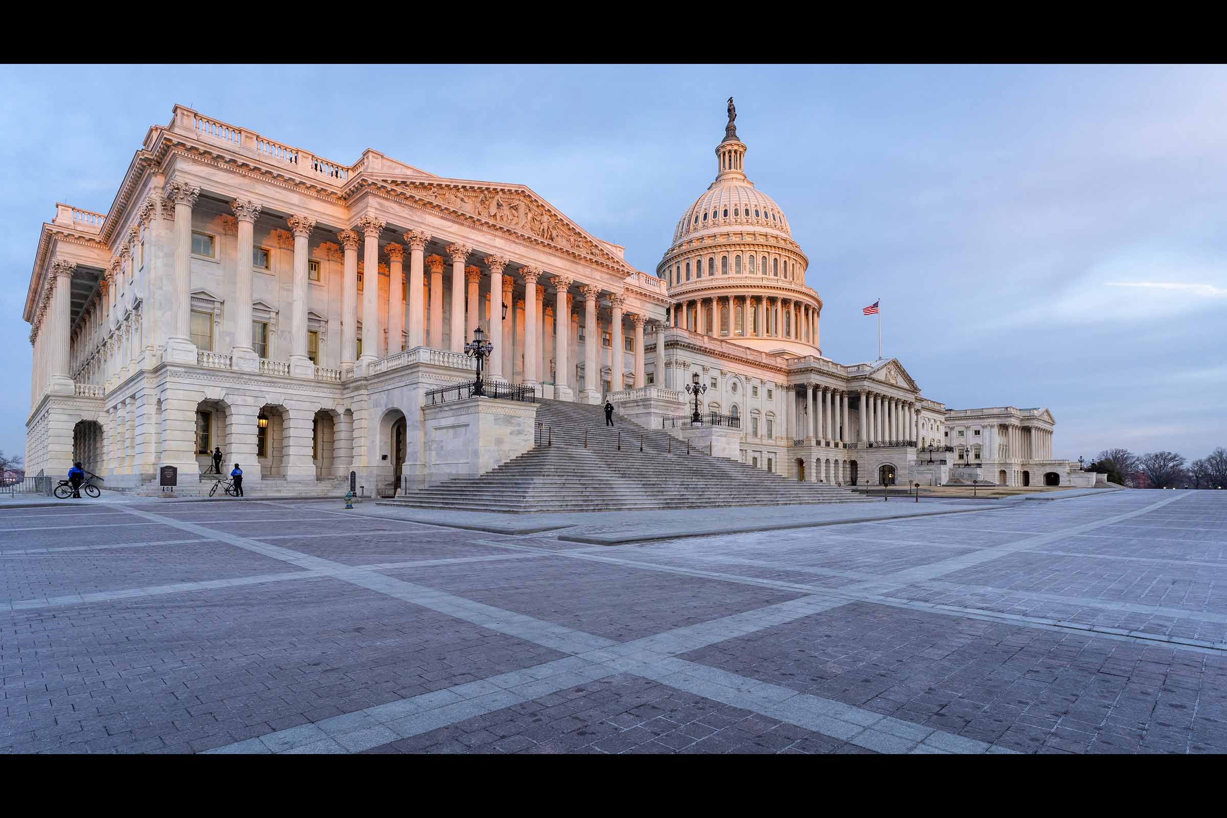 Frente Leste do Capitólio dos EUA.