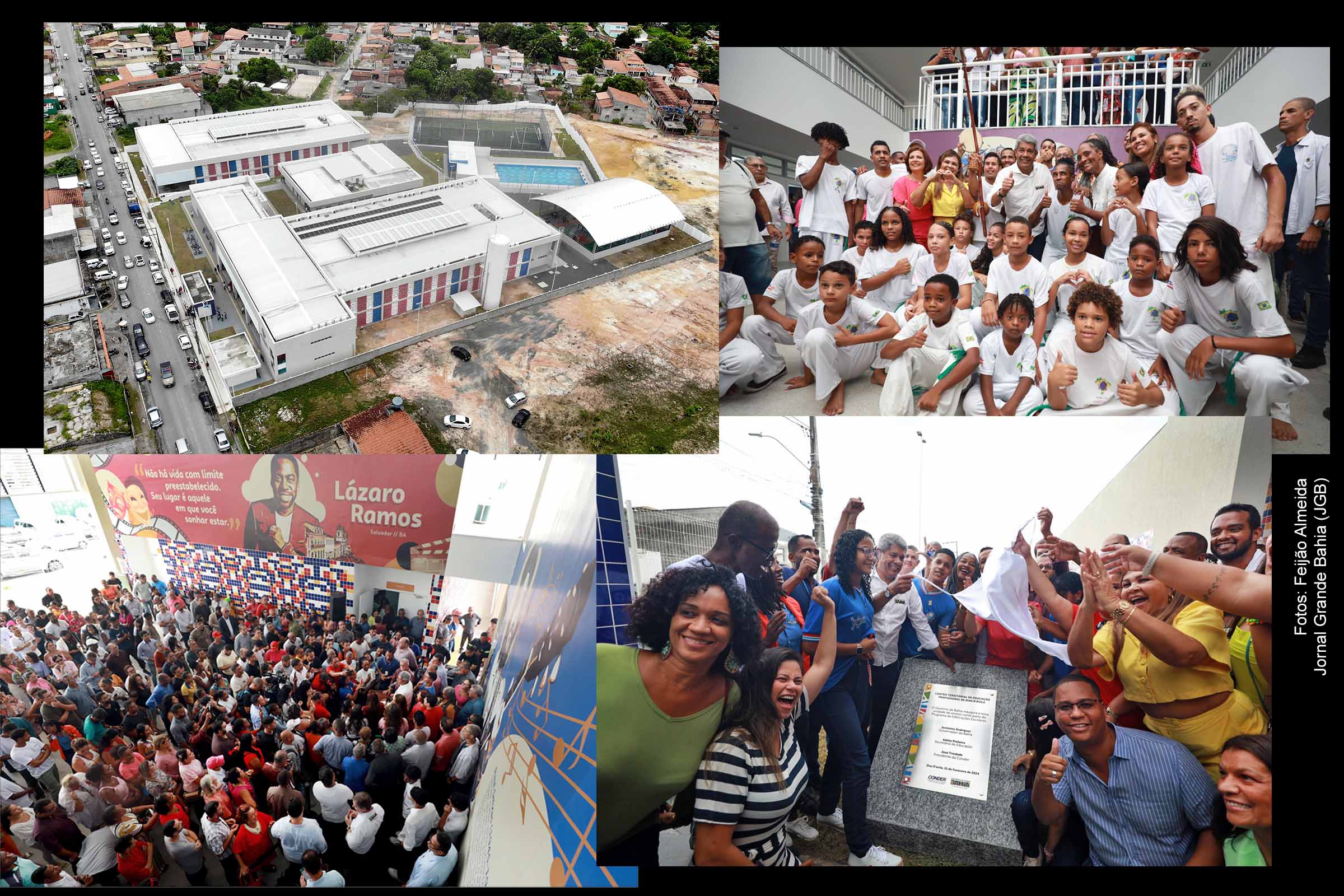 Investimento de R$ 27 milhões do Governo do Estado resulta em moderna estrutura com laboratórios e espaços diversificados no Cetep de Dias D'Ávila.